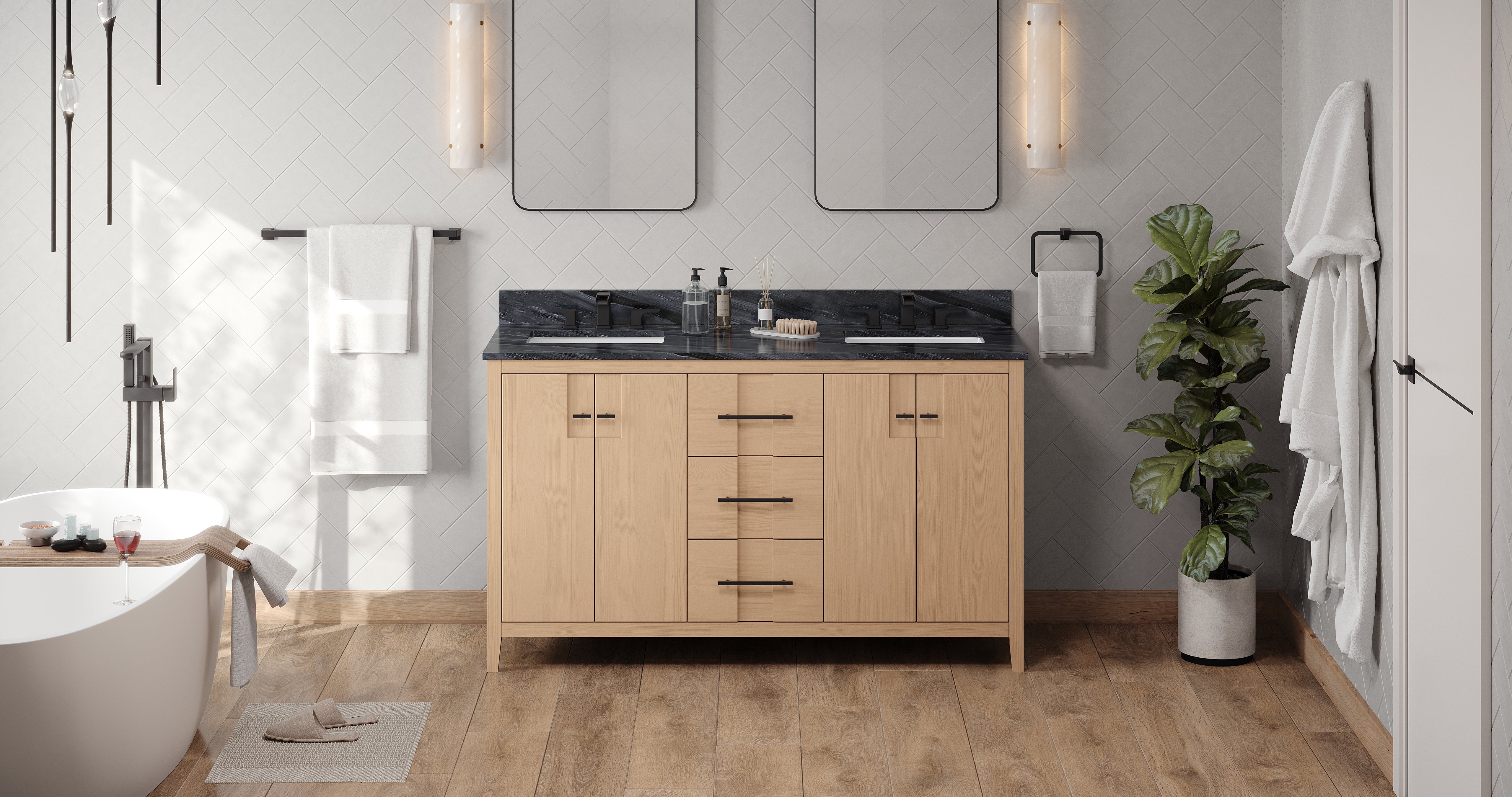 60" Katara Vanity – Double Bowl