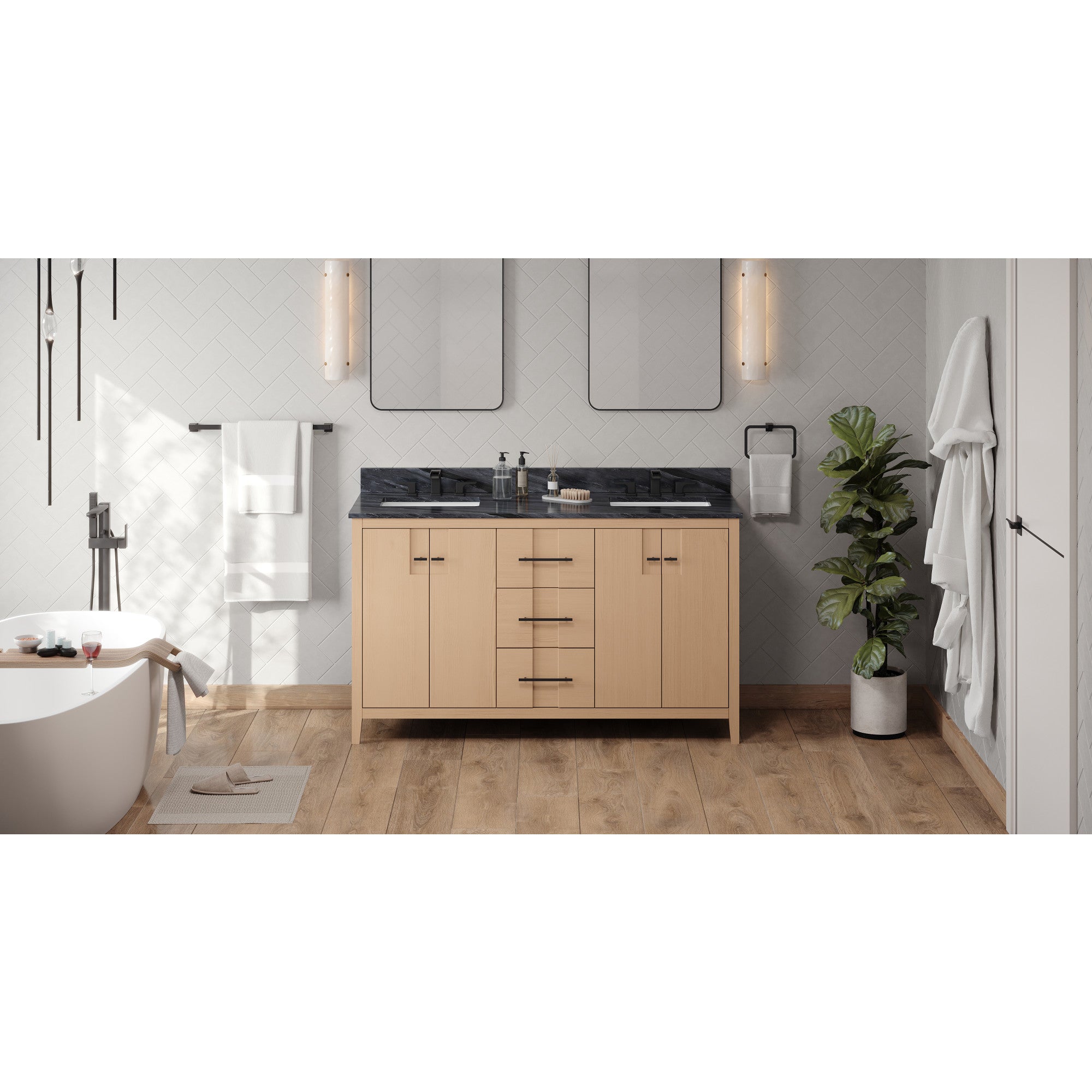 60" Katara Vanity – Double Bowl
