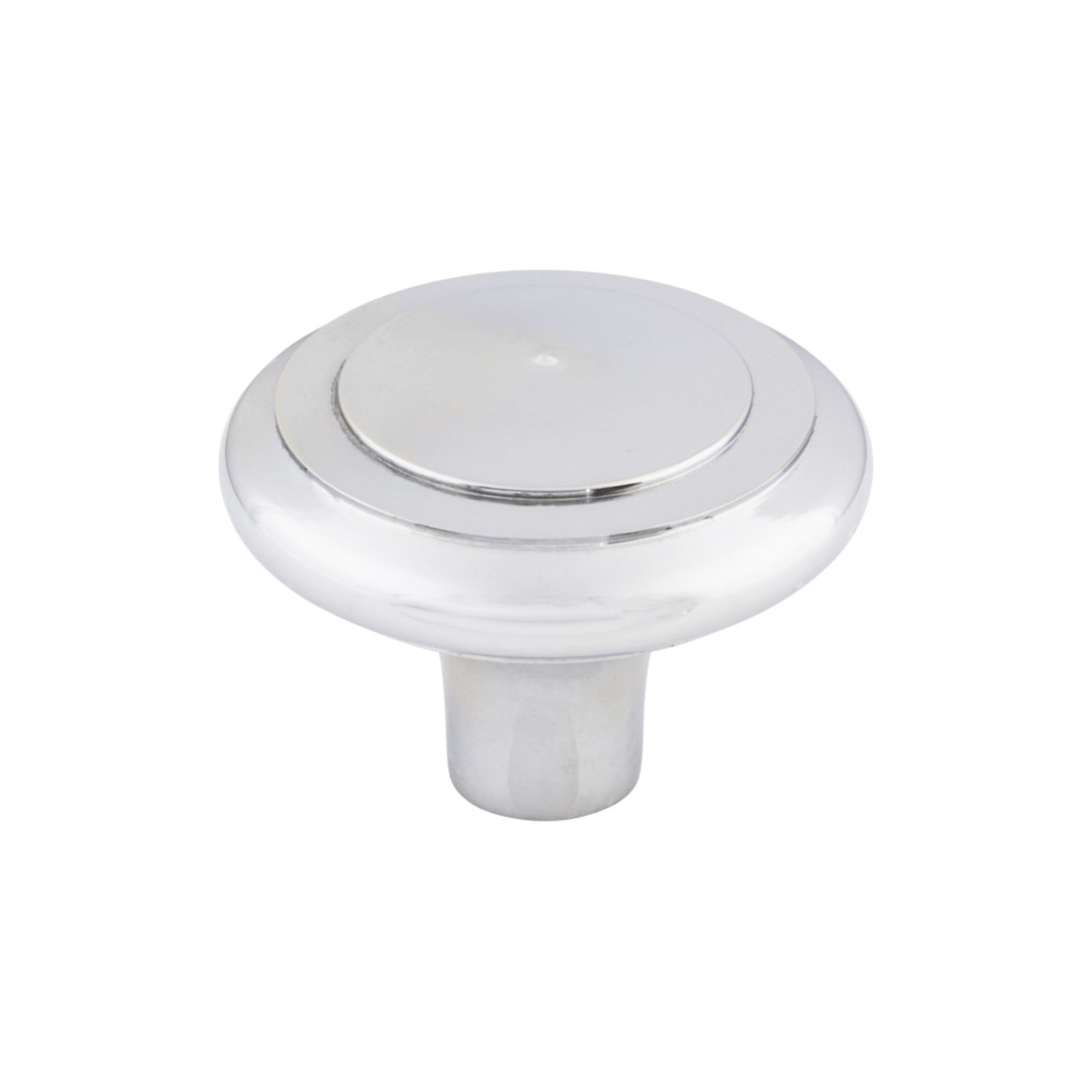 Aspen II Peak 2" Diameter Round Knob - Polished Chrome