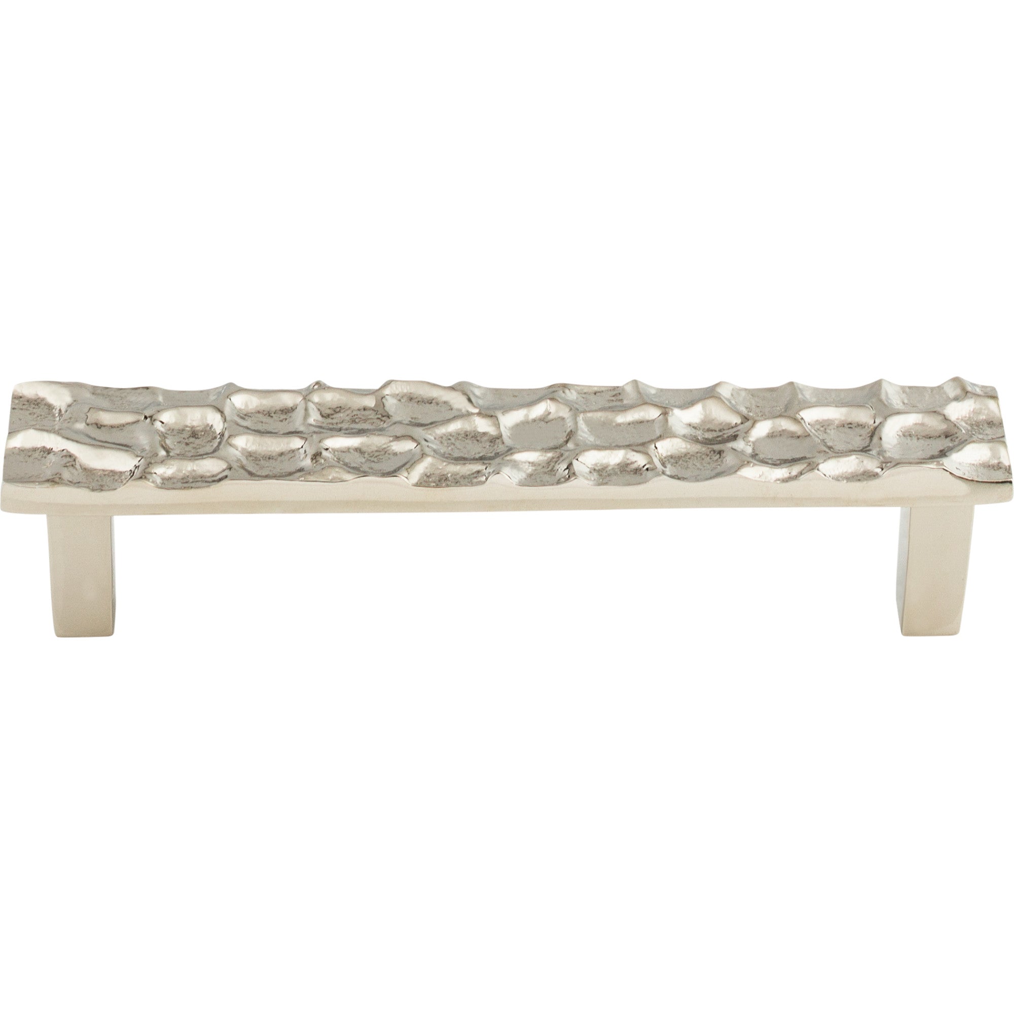 Cobblestone Bar Pull - Polished Nickel
