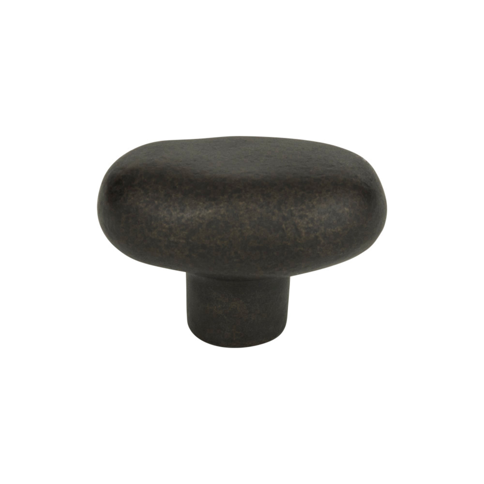 Distressed Oval Knob - Oil Rubbed Bronze
