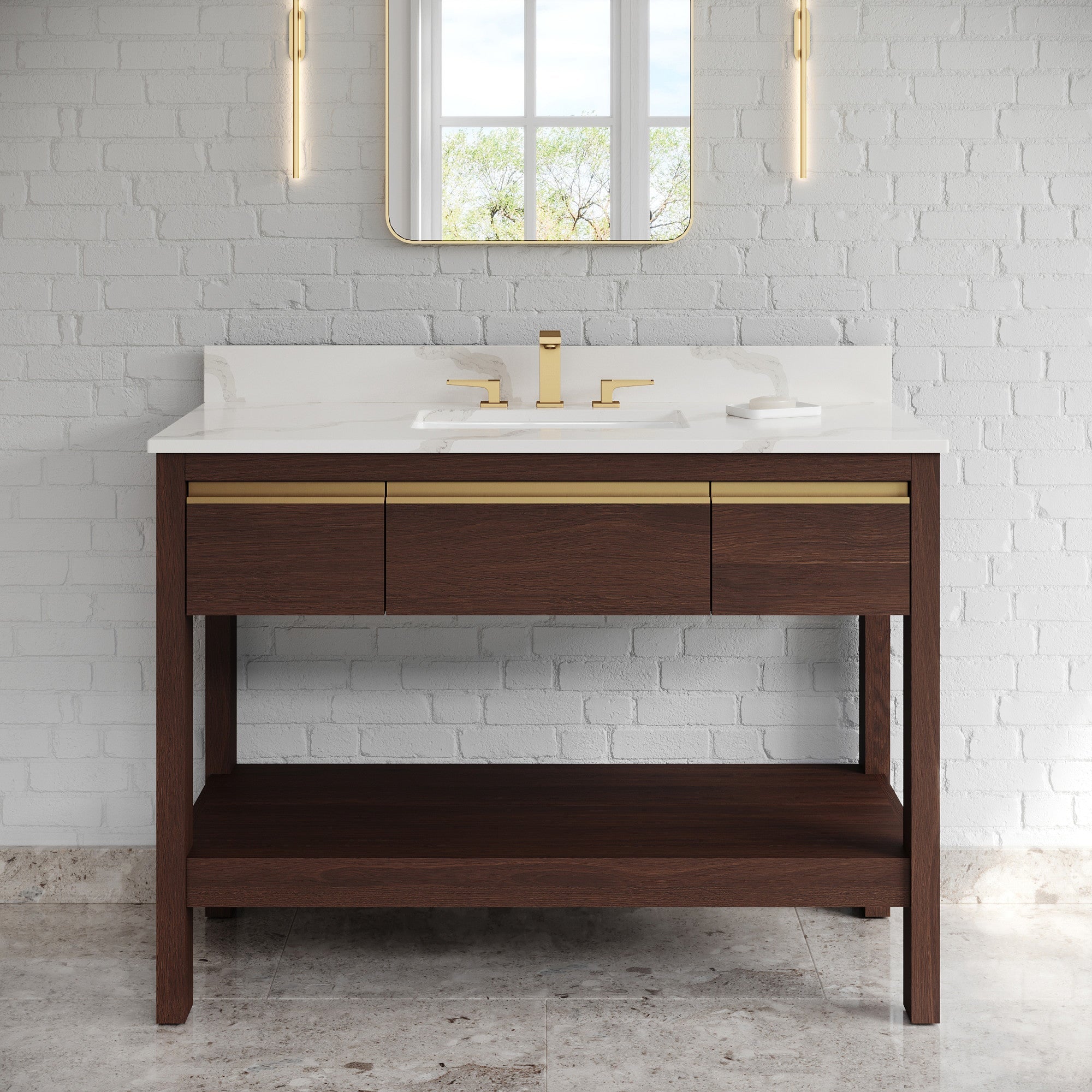 48" Jubilee Vanity – Dark Walnut