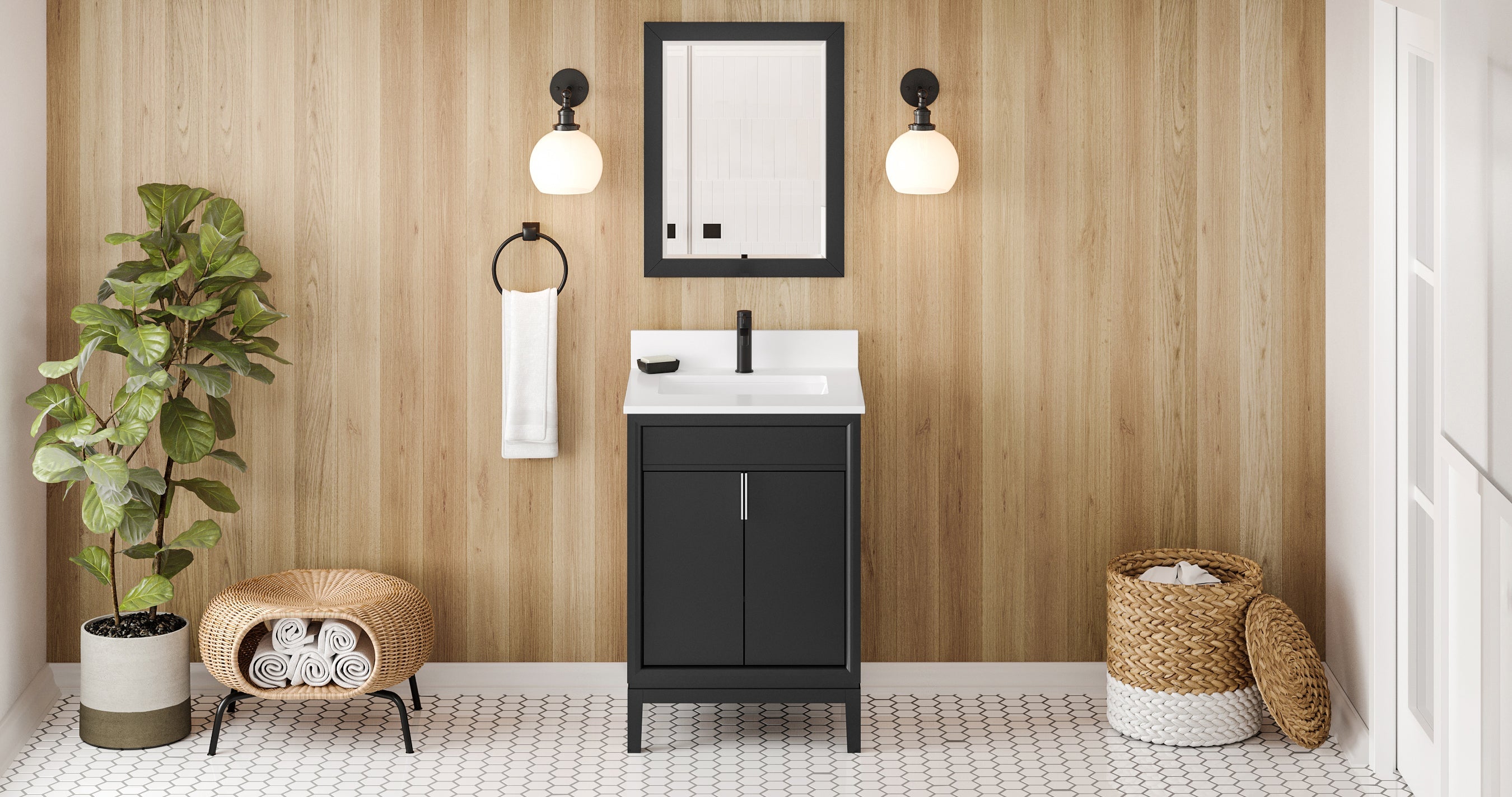 24" Theodora Vanity – Black