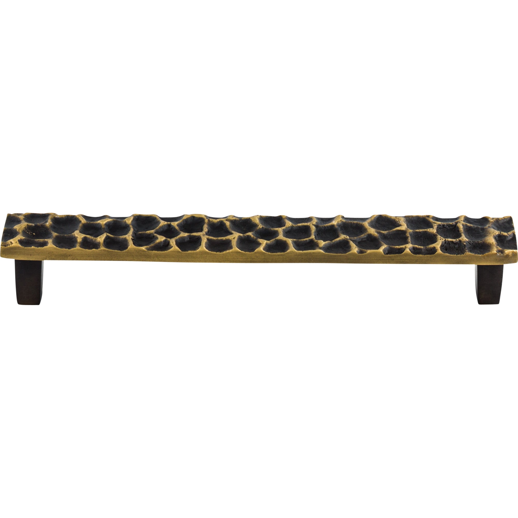 Cobblestone 7 9/16" Center to Center Bar Pull - Brass Antique