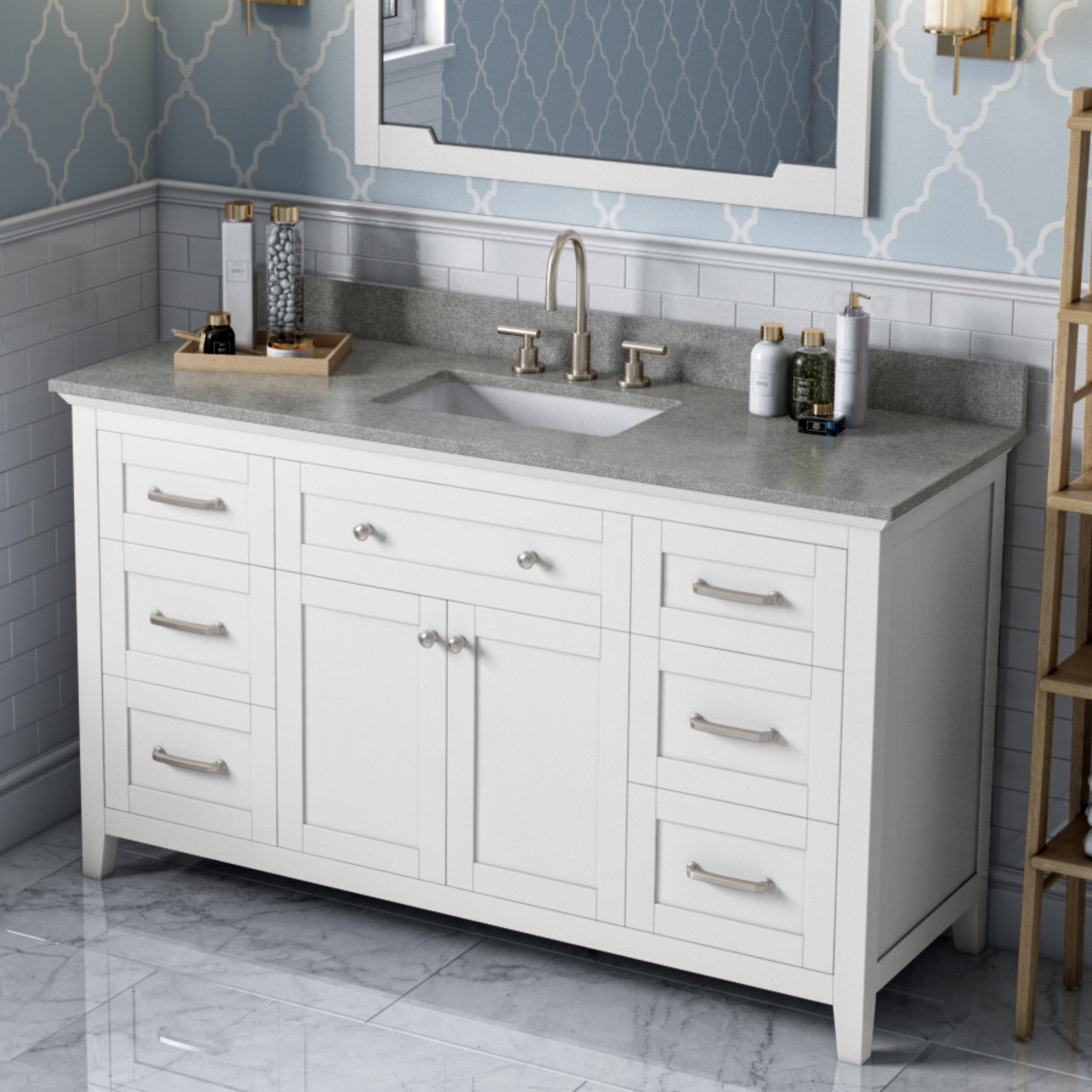 60" Chatham Vanity – White