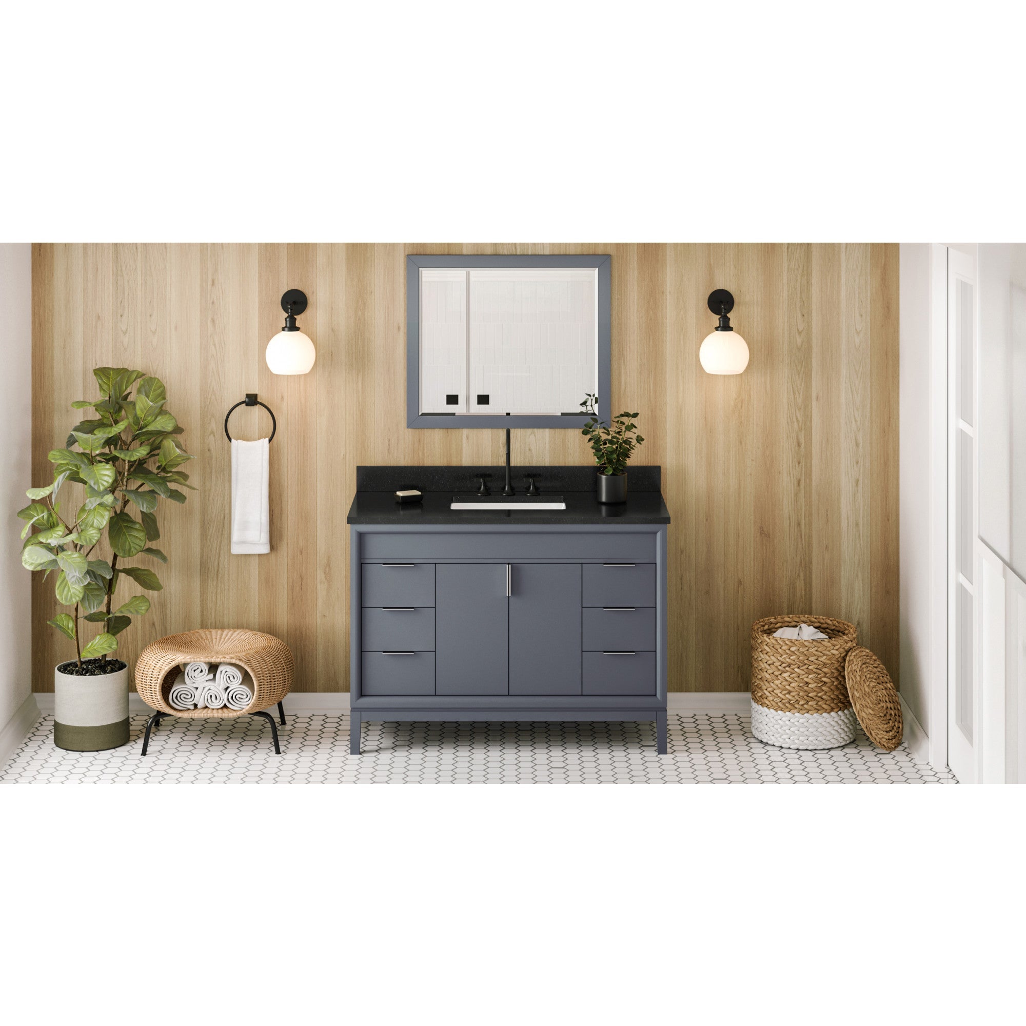 48" Theodora Vanity – Blue Steel