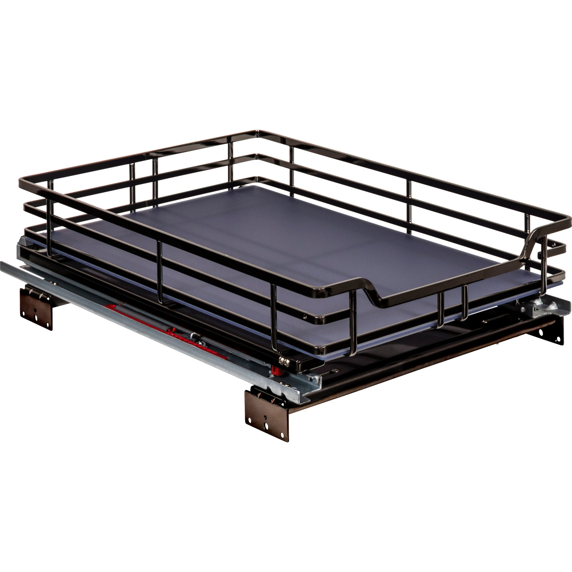 15" Black Nickel STORAGE WITH STYLE® Metal Soft-close Pullout Basket