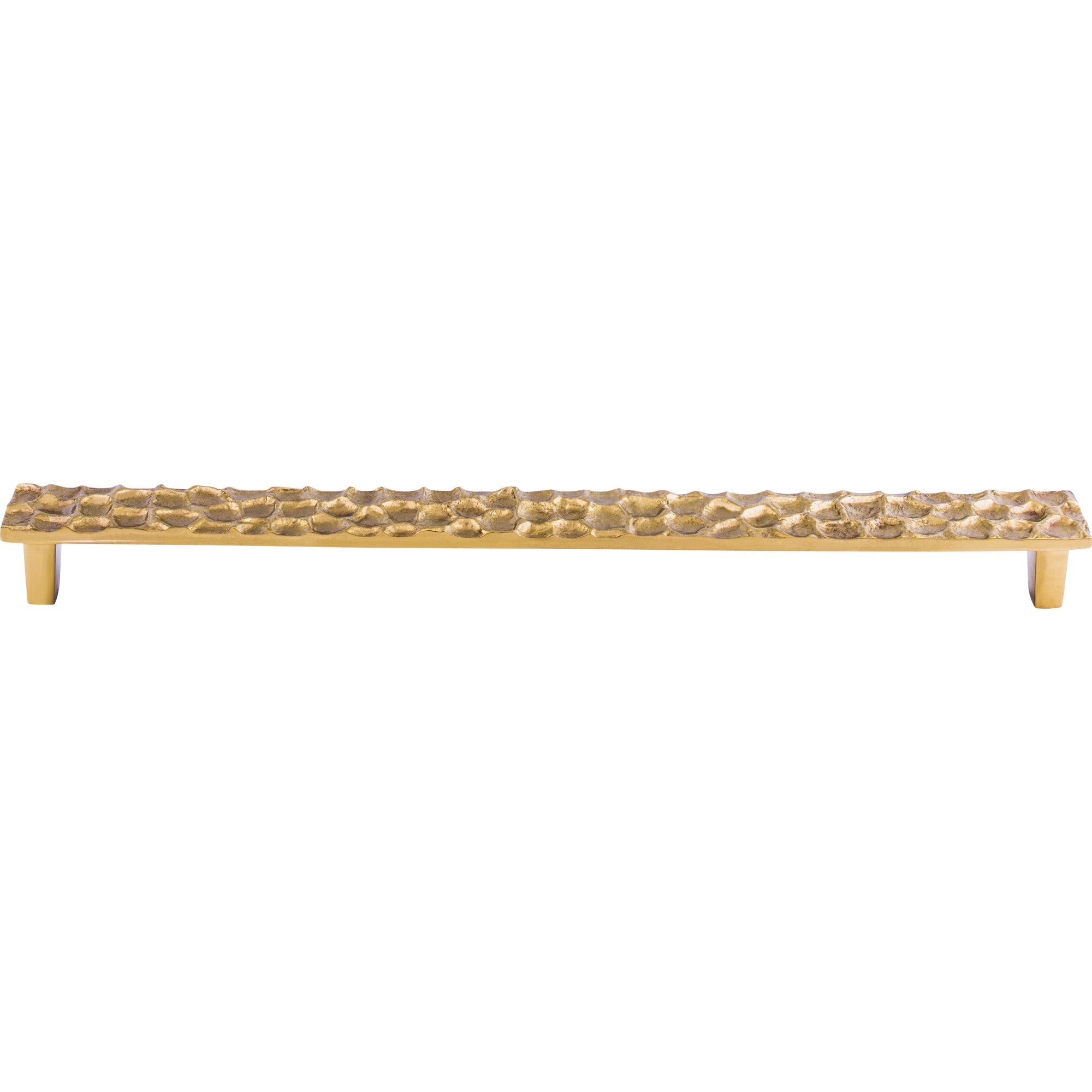 Cobblestone 12 9/16" Center to Center Bar Pull - Polished Brass