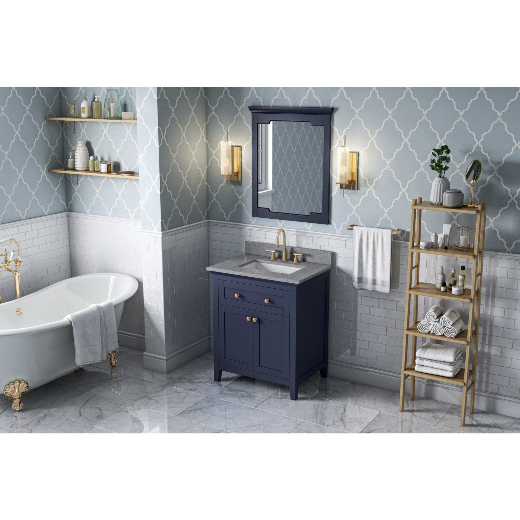 30" Chatham Vanity – Hale Blue