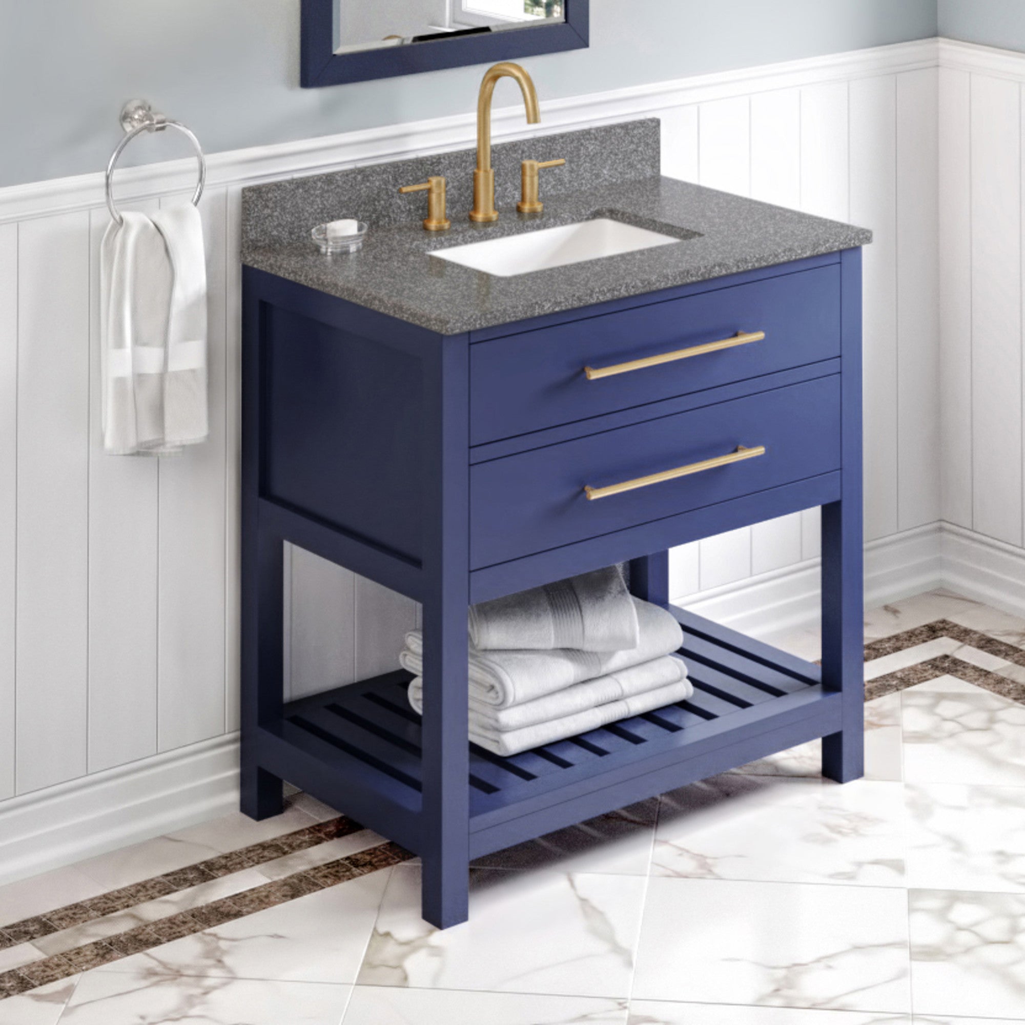 36" Wavecrest Vanity – Hale Blue