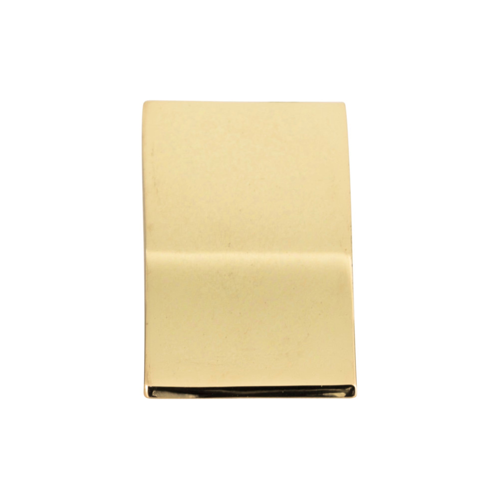 Angled Drop 15/16" Length Rectangle Knob - French Gold