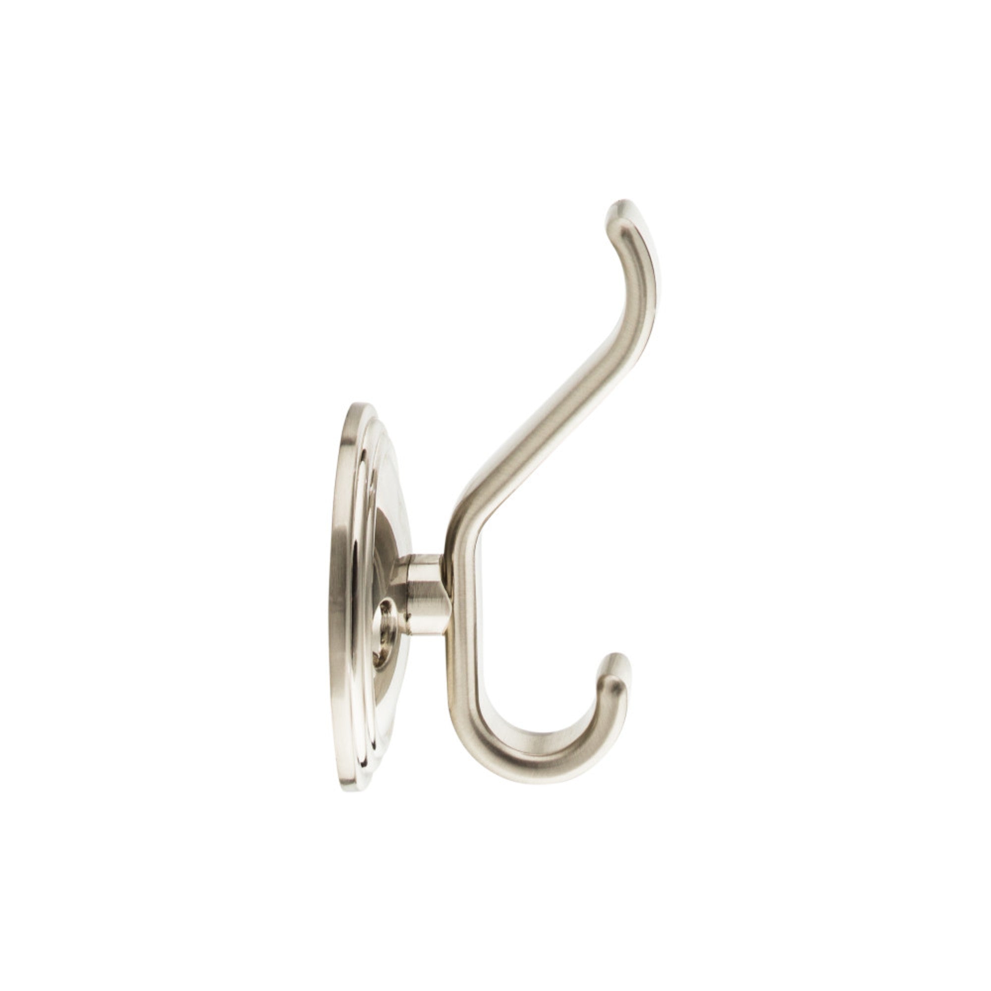 Reeded 3 1/8" Wall Hooks - Brushed Satin Nickel