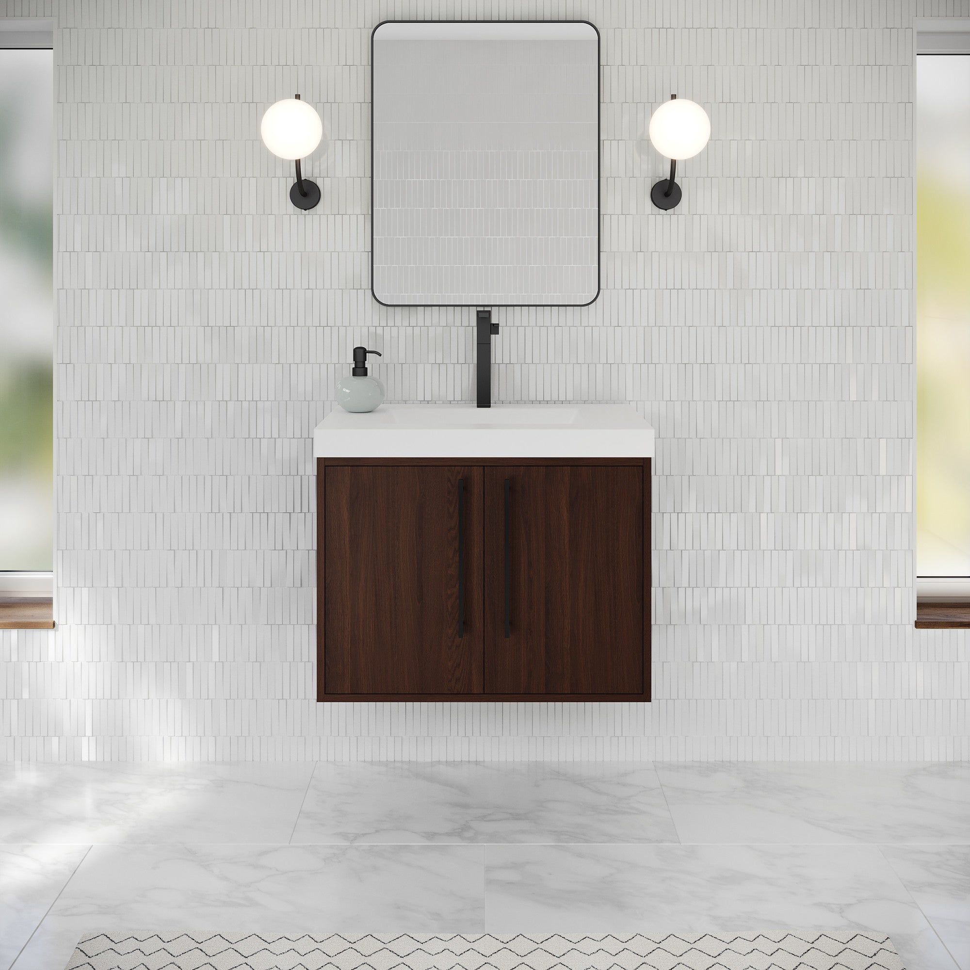30" Tempest Vanity – Dark Walnut