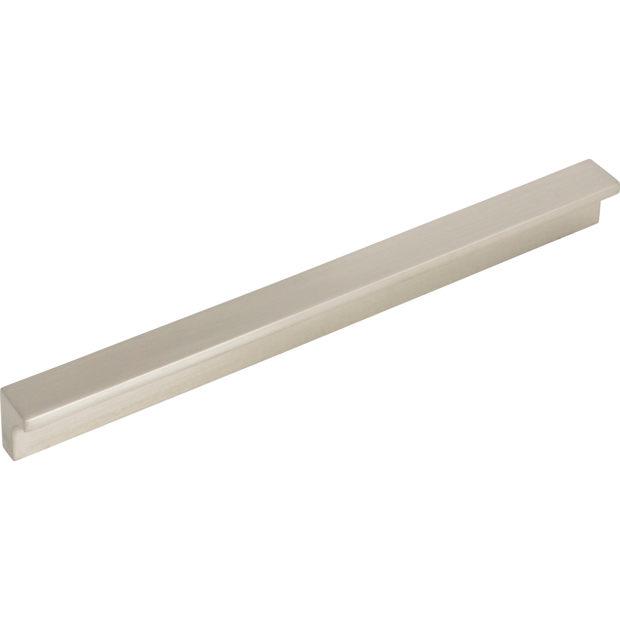Minetta 7 9/16" Center to Center Finger Pull - Brushed Satin Nickel