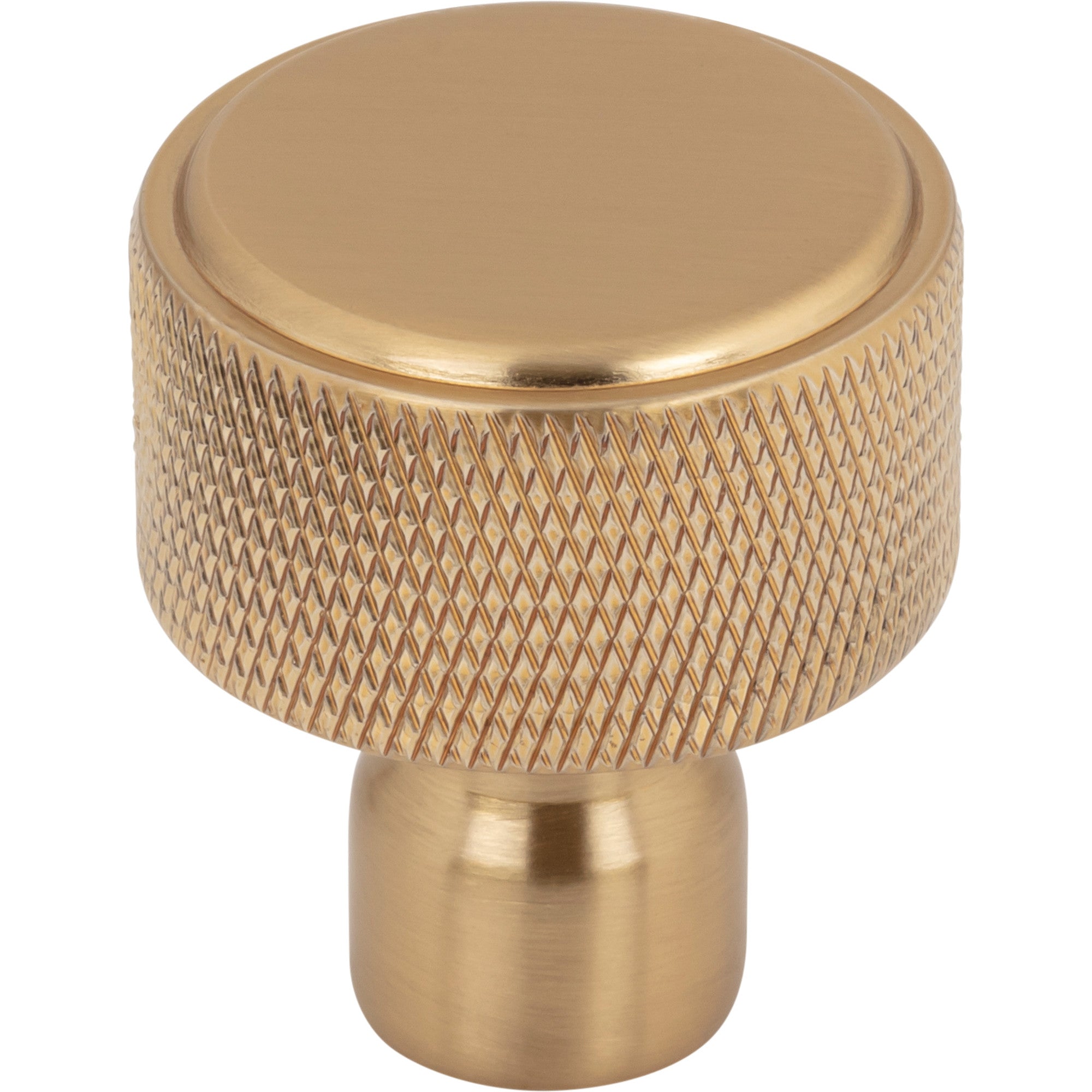 Garrison 1 1/8" Length Round Knob - Honey Bronze