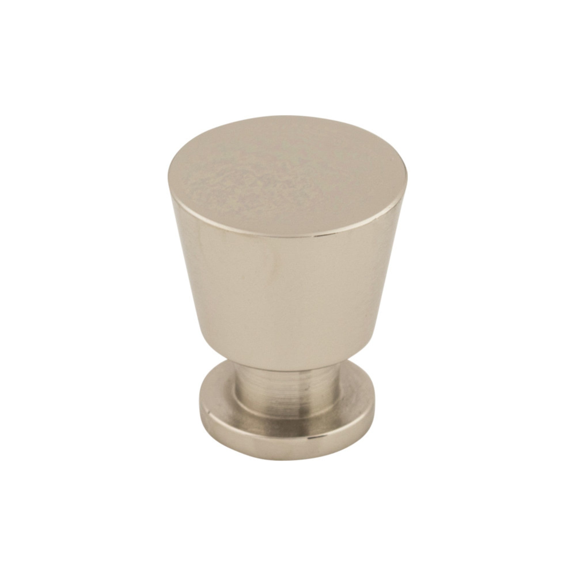 Rocks 7/8" Diameter Round Knob - Polished Nickel