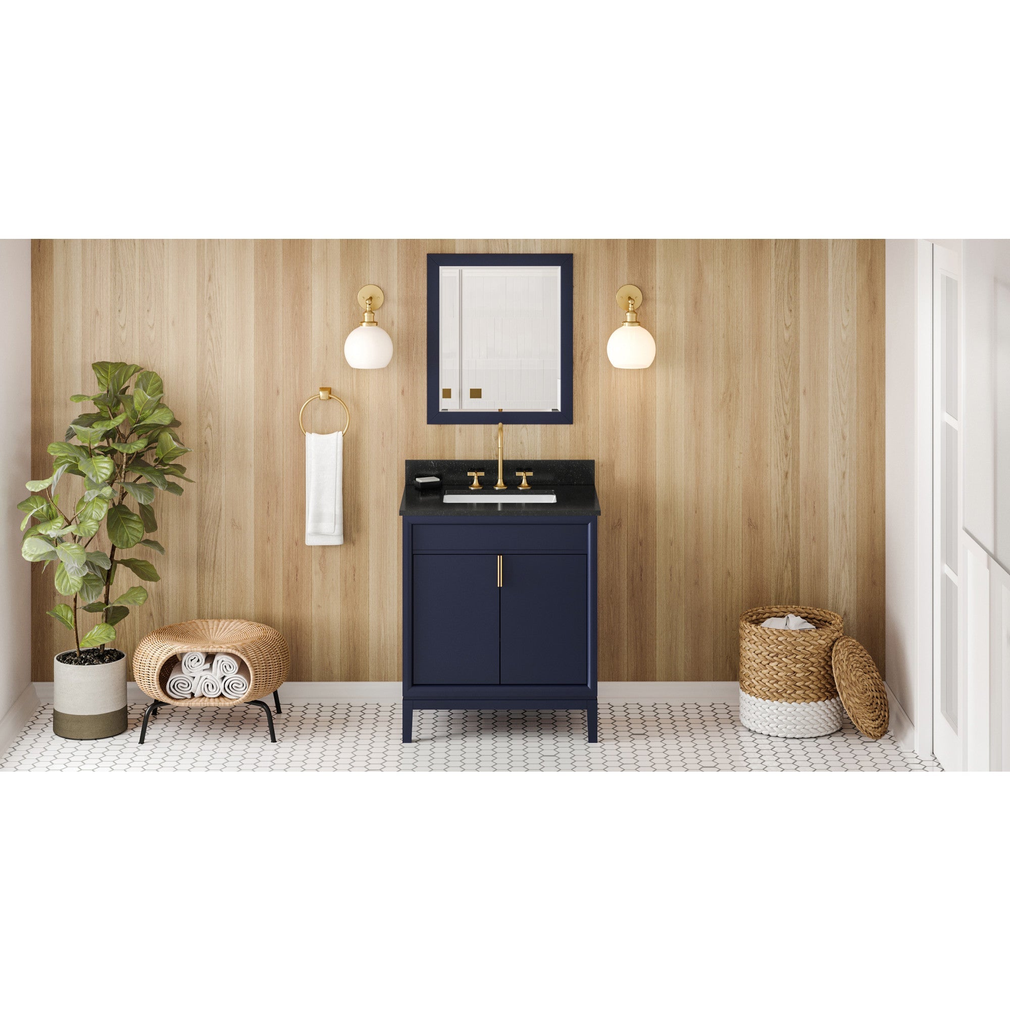 30" Theodora Vanity – Hale Blue