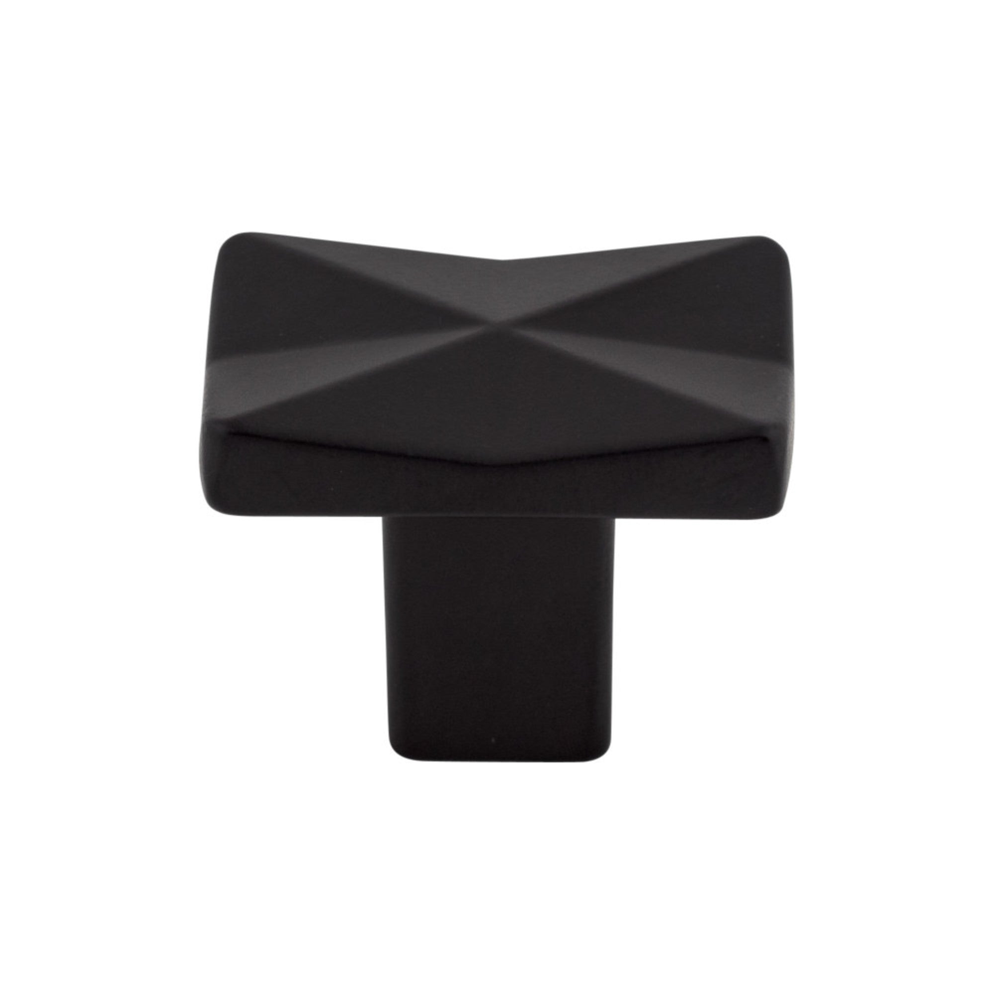 Quilted Knob - Flat Black
