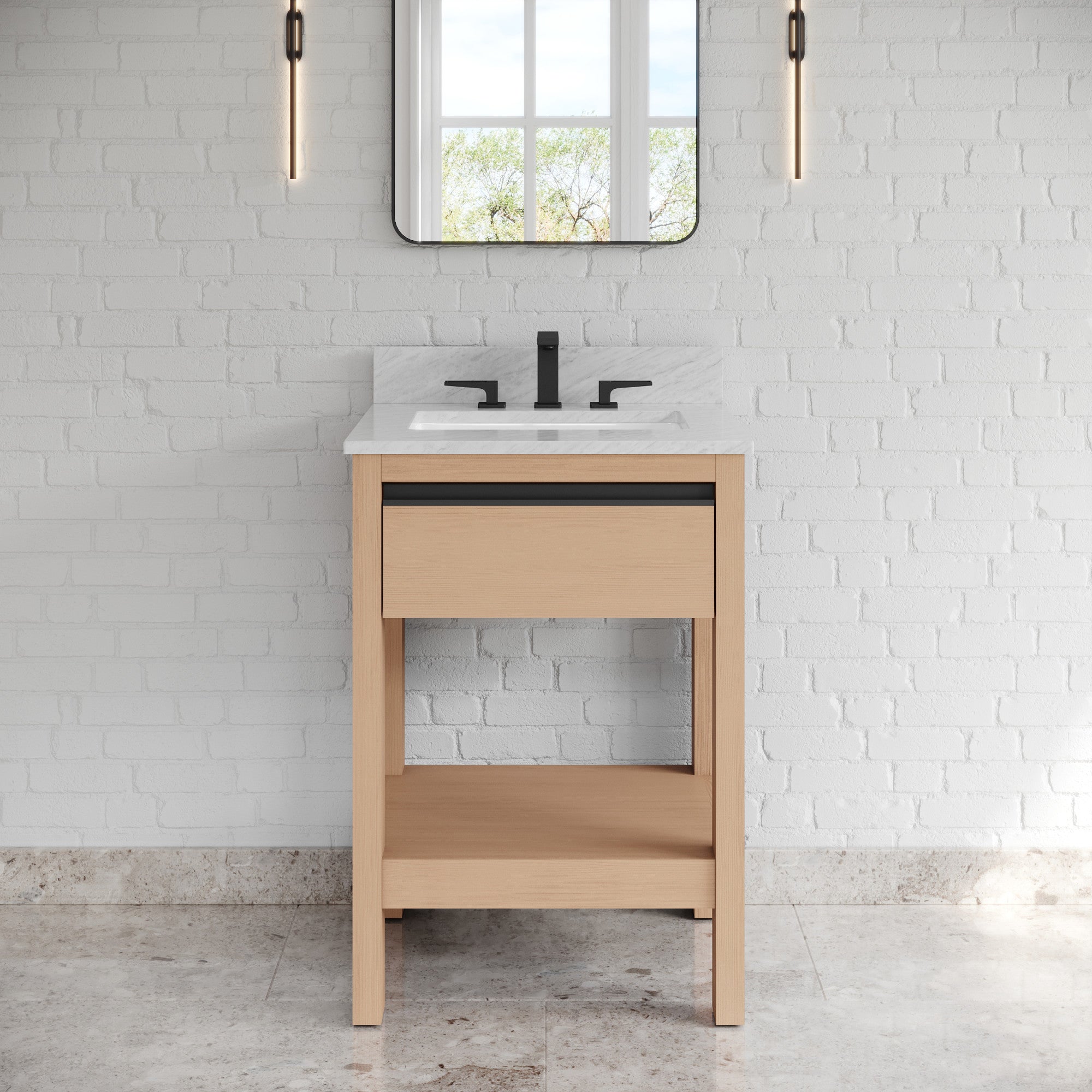 24" Jubilee Vanity – Natural Oak