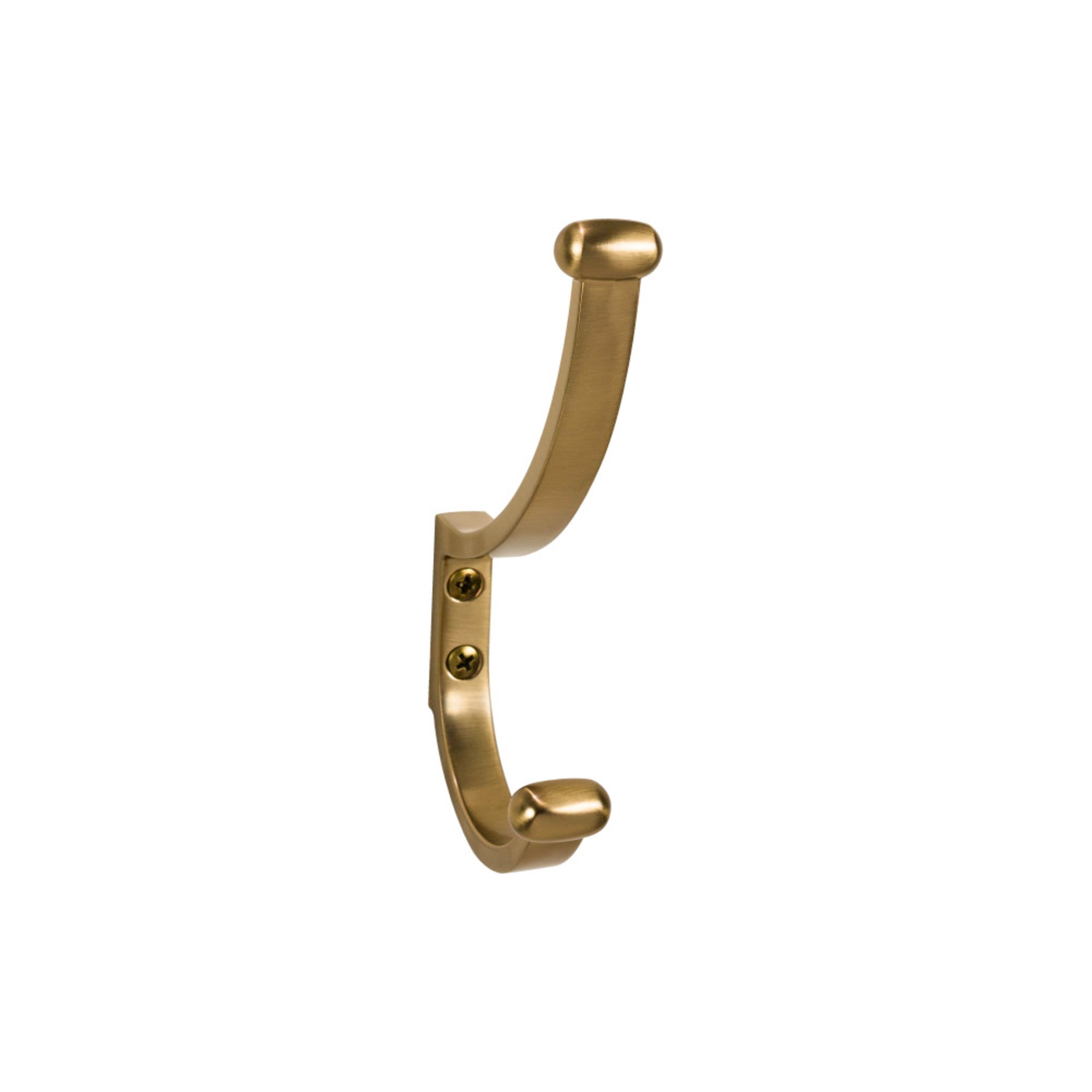 Hillmont 6 1/8" Wall Hooks - Honey Bronze