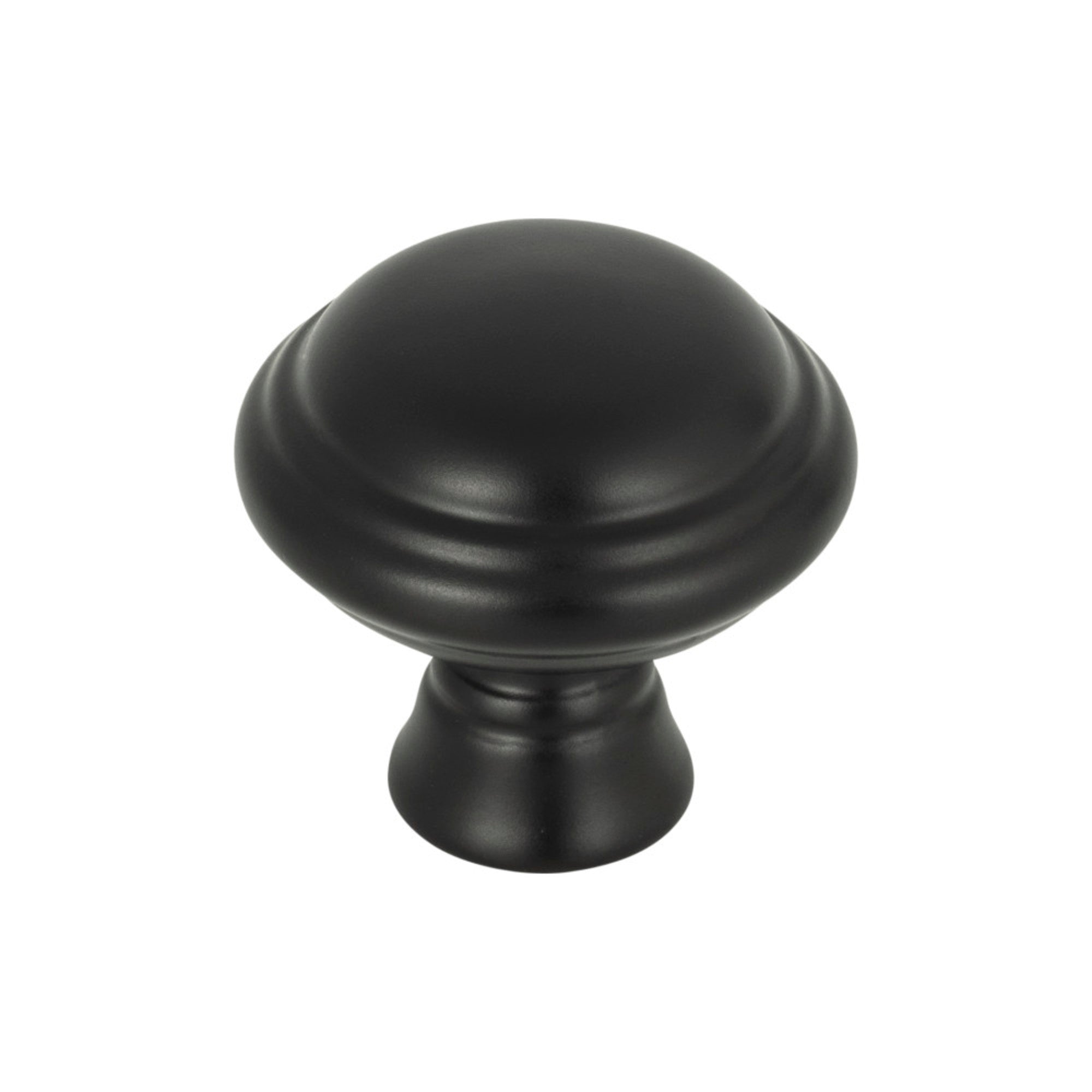 Henderson 1-1/4" Diameter Mushroom Knob - Flat Black
