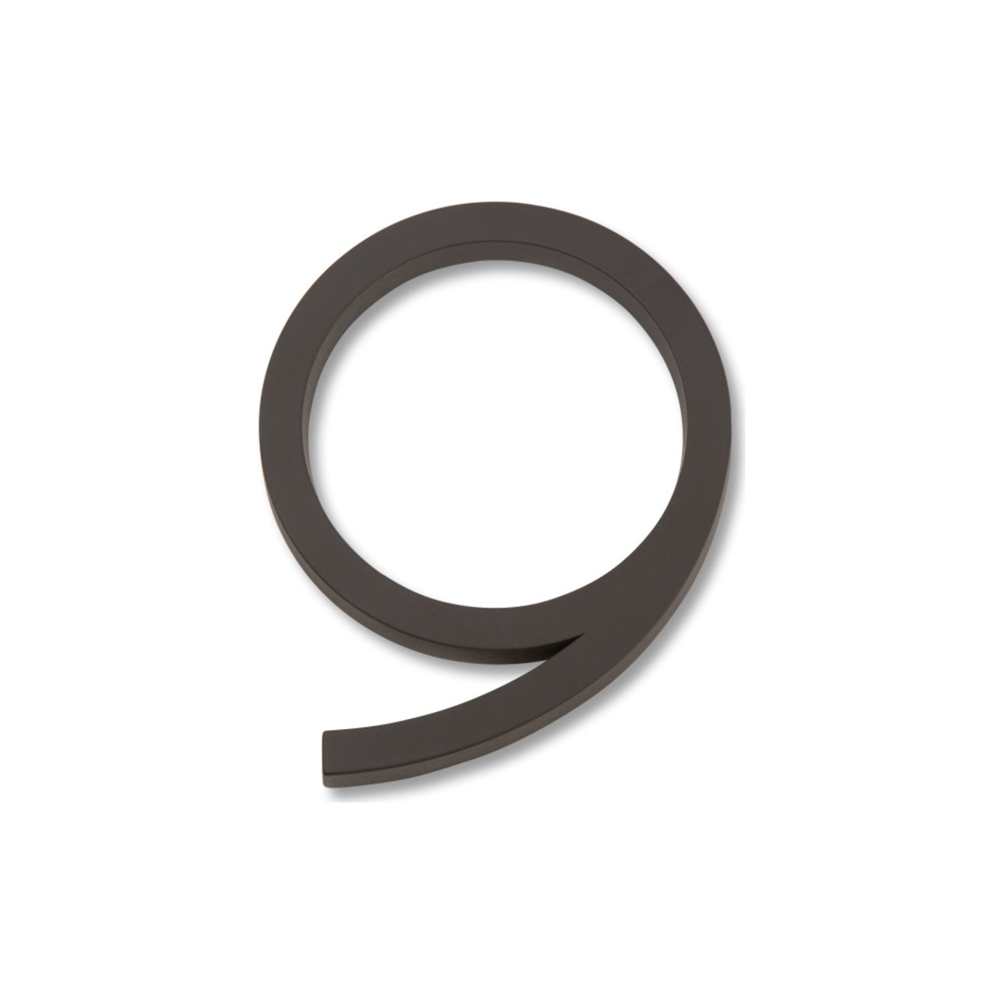 Modern Avalon 4-1/2" H House Number - Aged Bronze