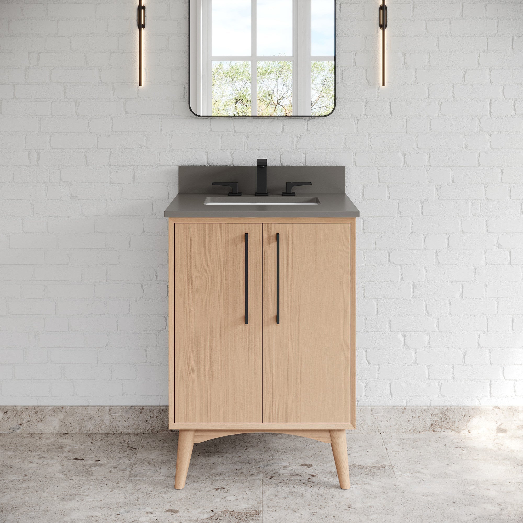 24" Dashwood Vanity – Natural Oak