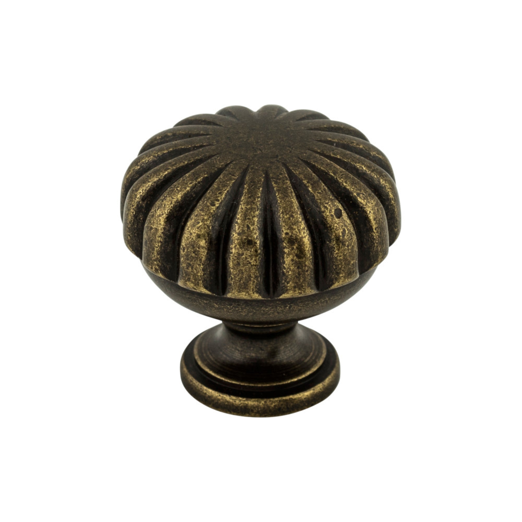 Melon 1 1/4" Diameter Round Knob - German Bronze