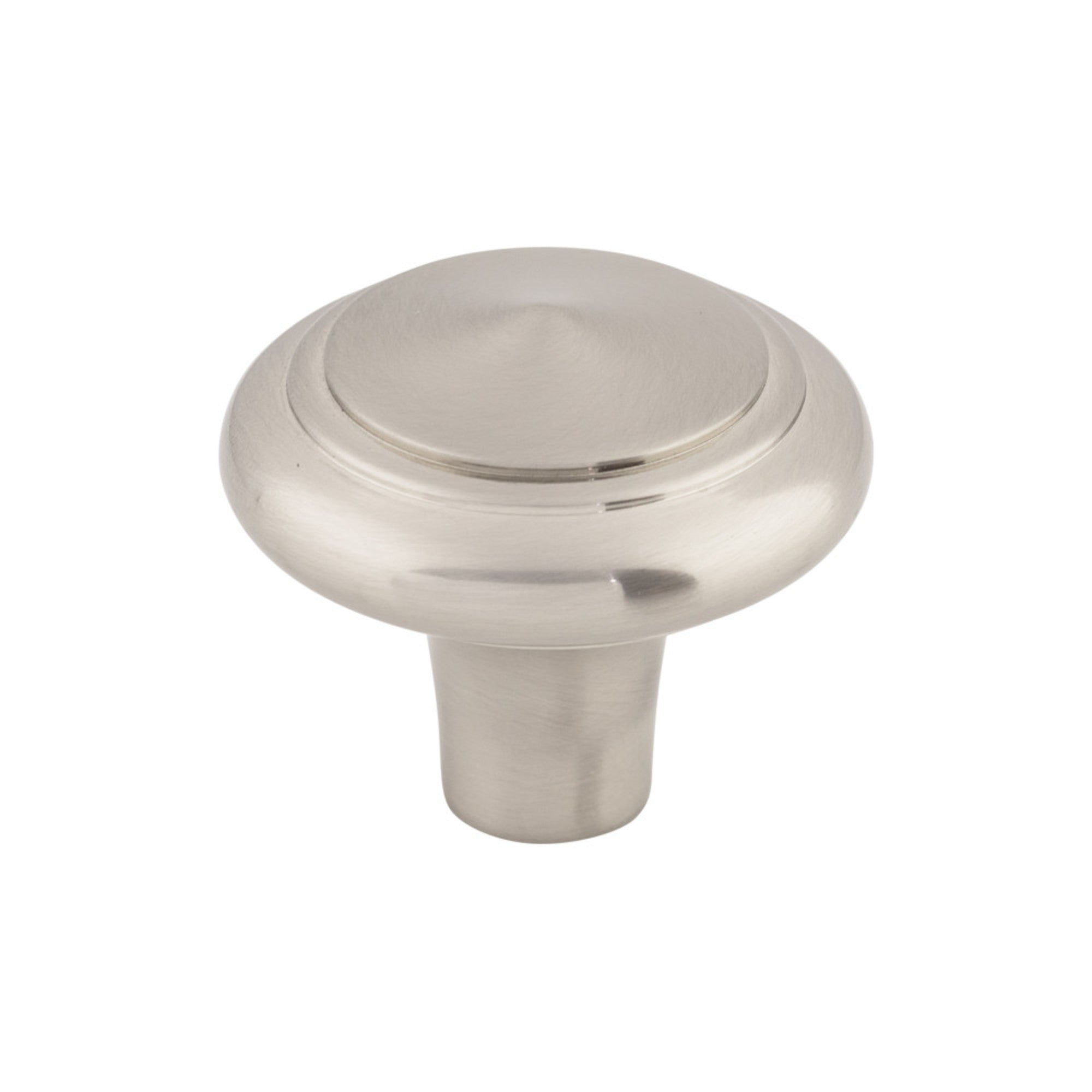 Aspen II Peak 1 5/8" Diameter Round Knob - Brushed Satin Nickel