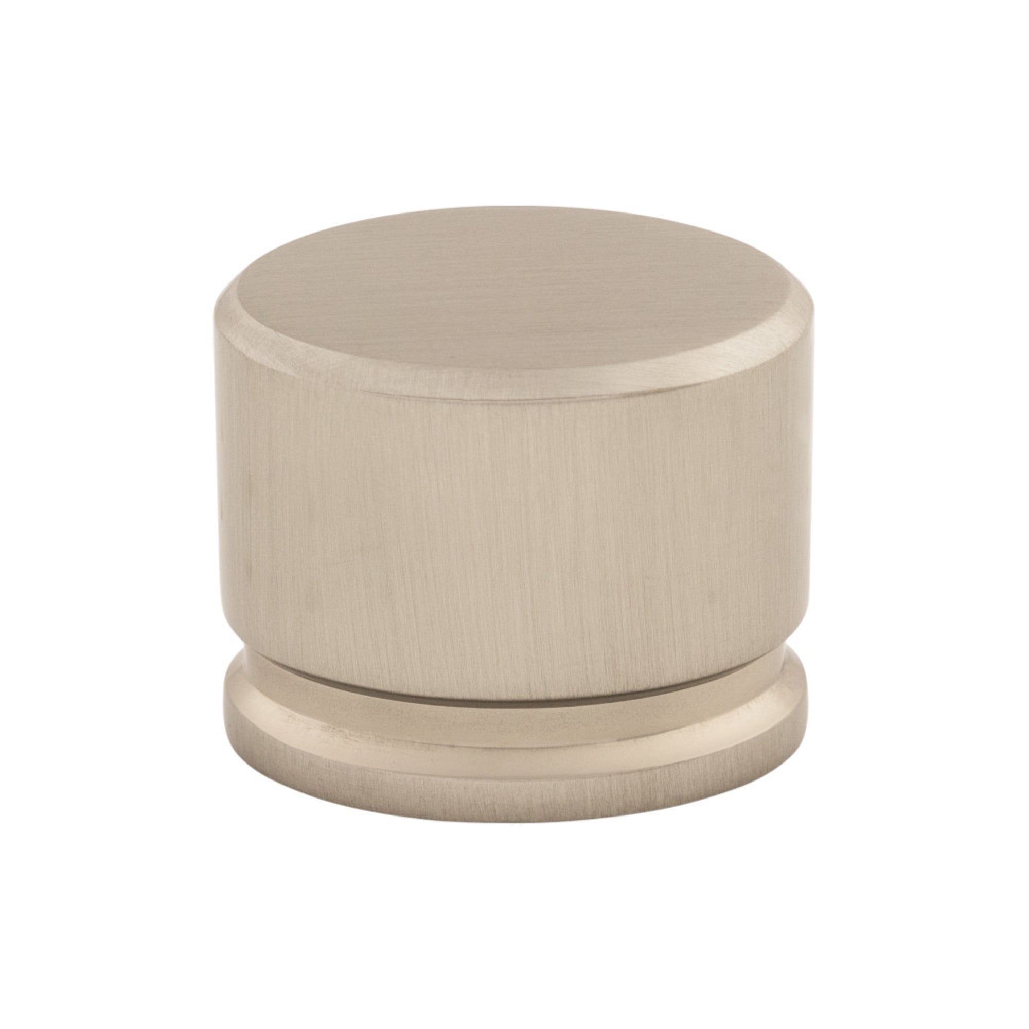 Oval 1 3/8" Length Oval Knob - Brushed Satin Nickel
