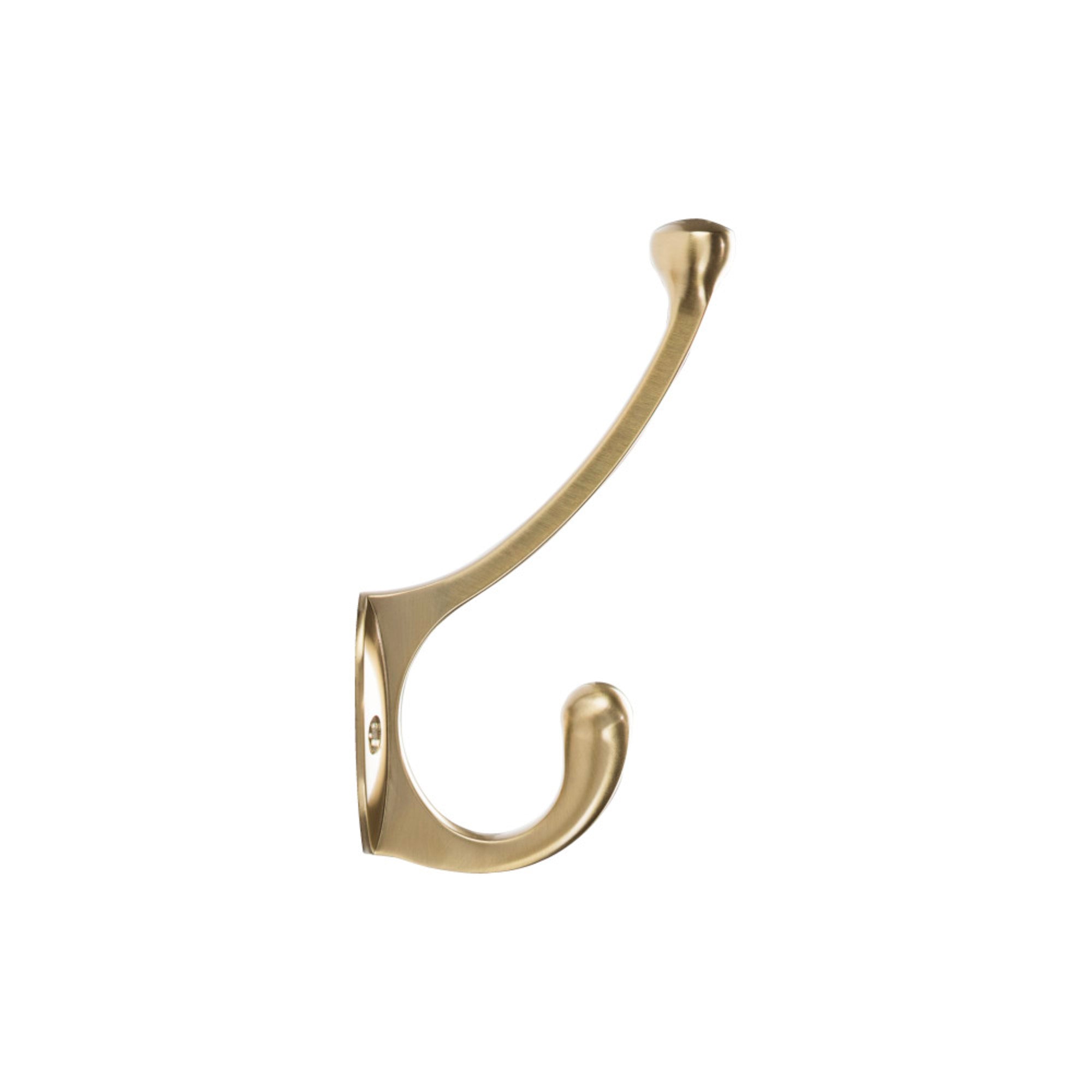 Bergen 5 9/16" Wall Hooks - Honey Bronze