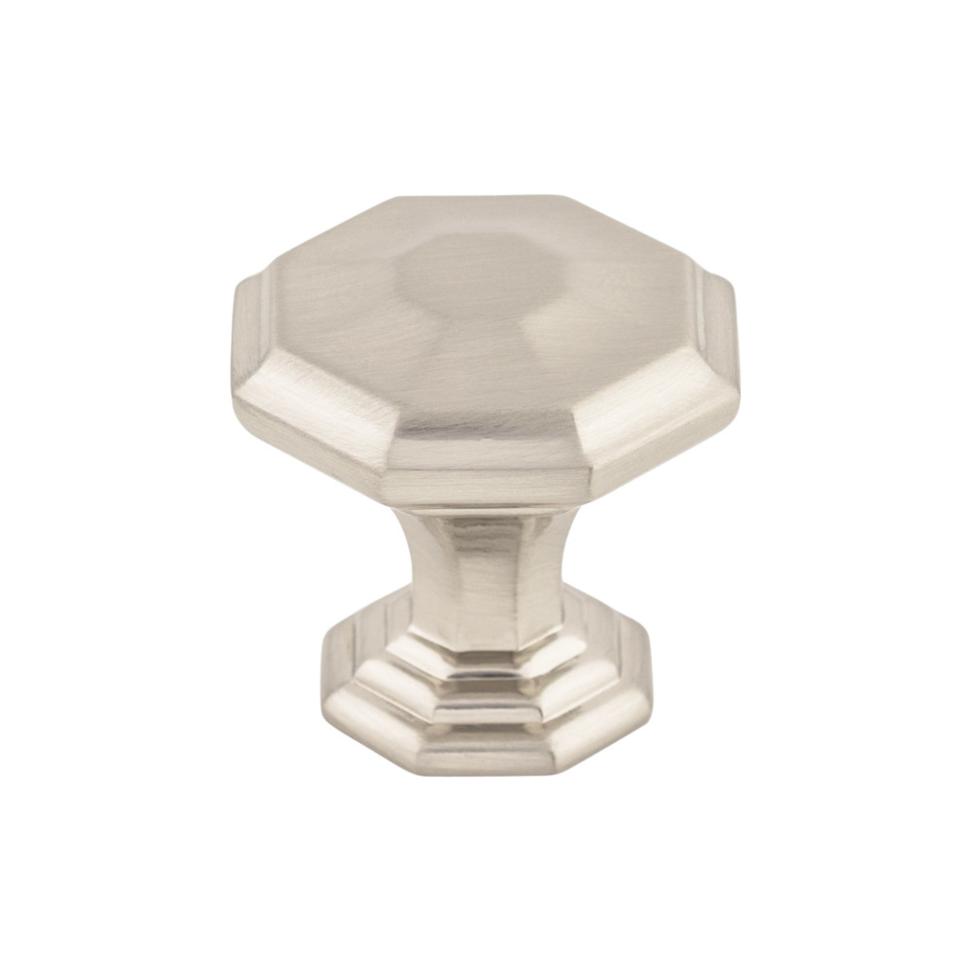 Chalet Round Knob - Brushed Satin Nickel