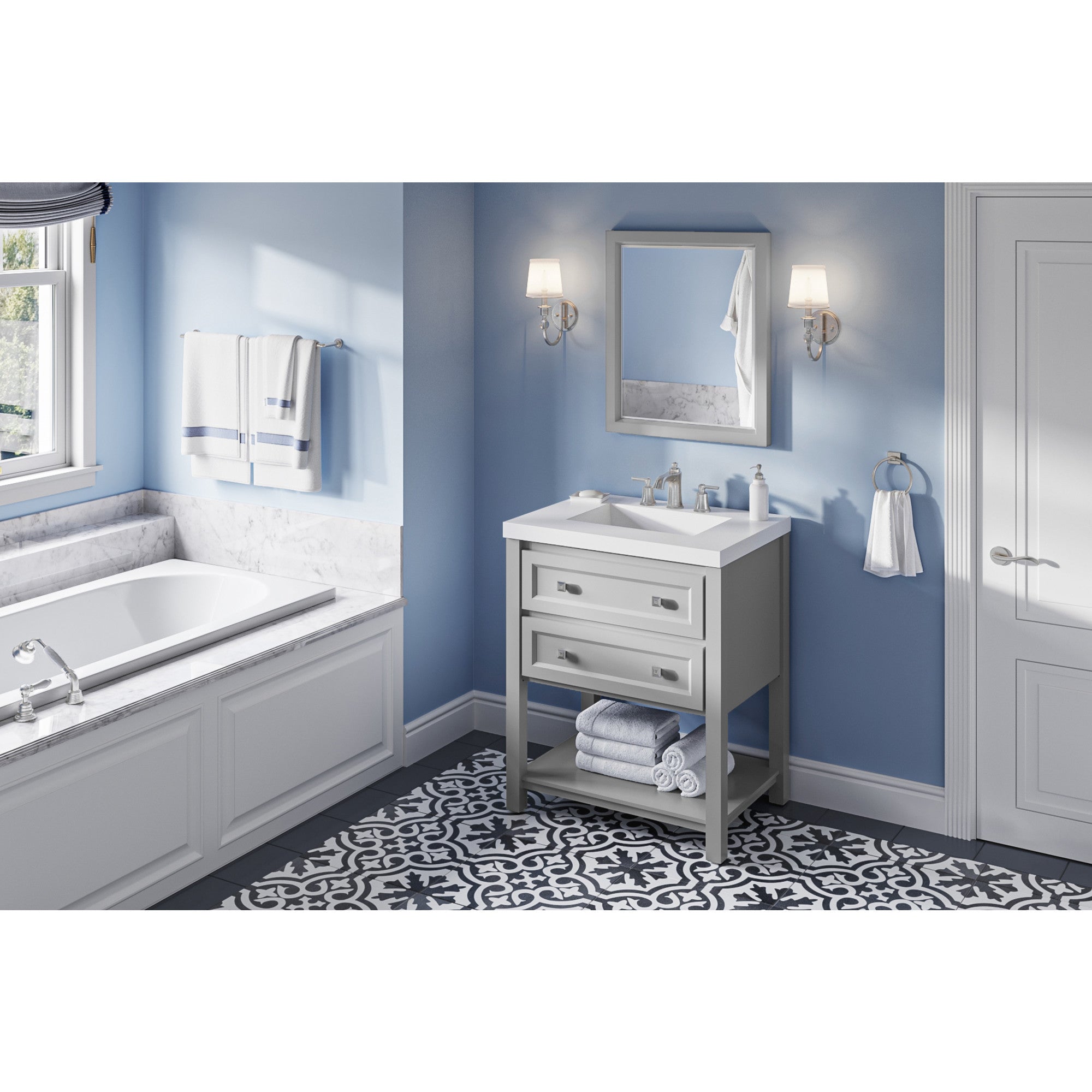 30" Adler Vanity – Grey