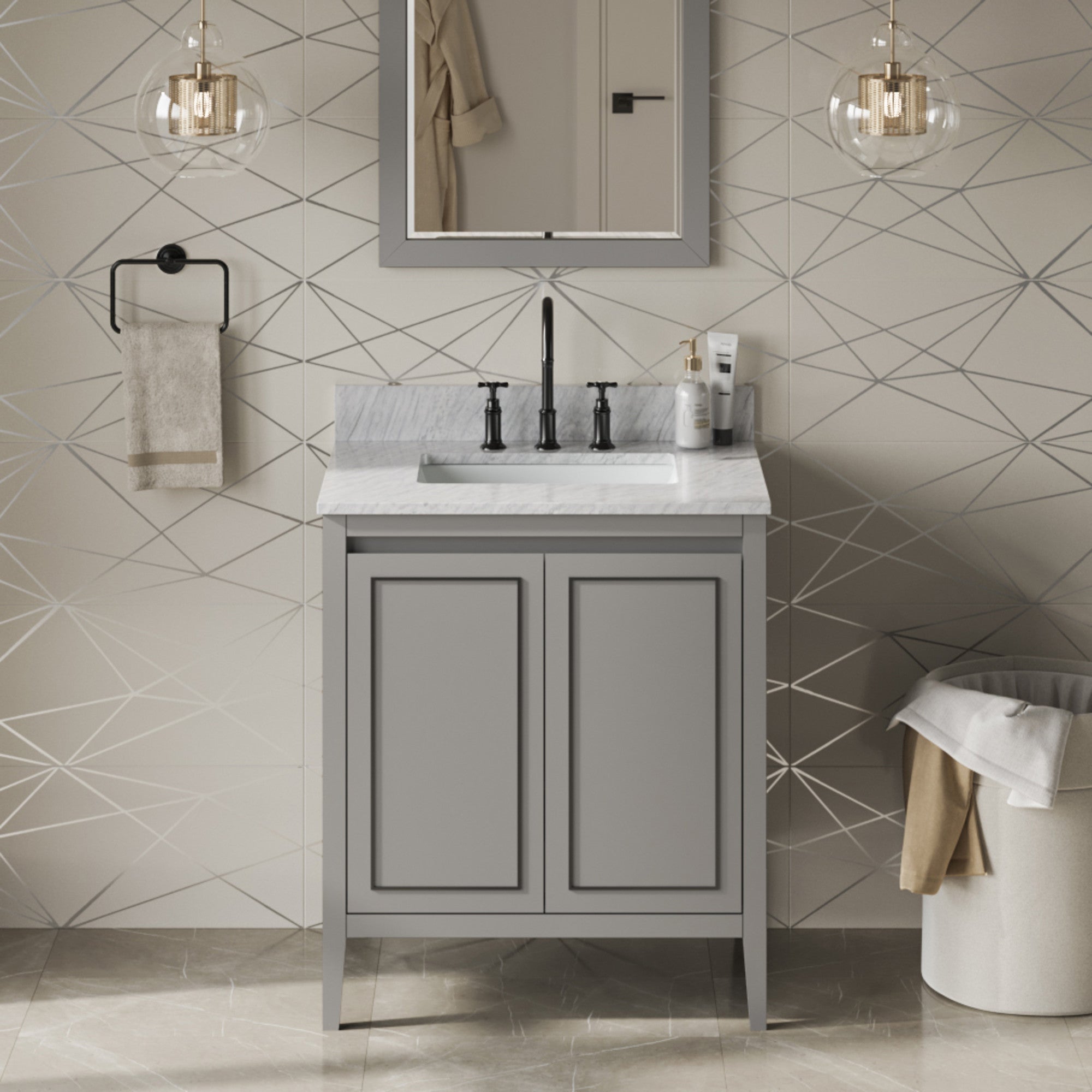 30" Percival Vanity – Grey