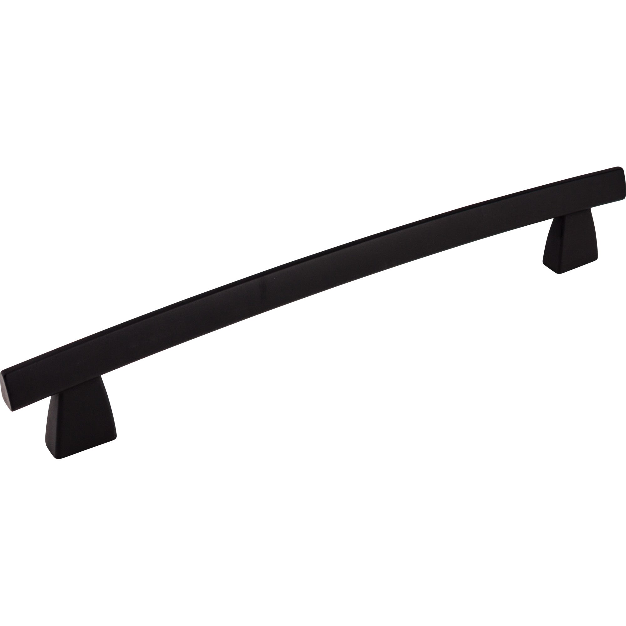 Arched 12" Center to Center Appliance Pull - Flat Black
