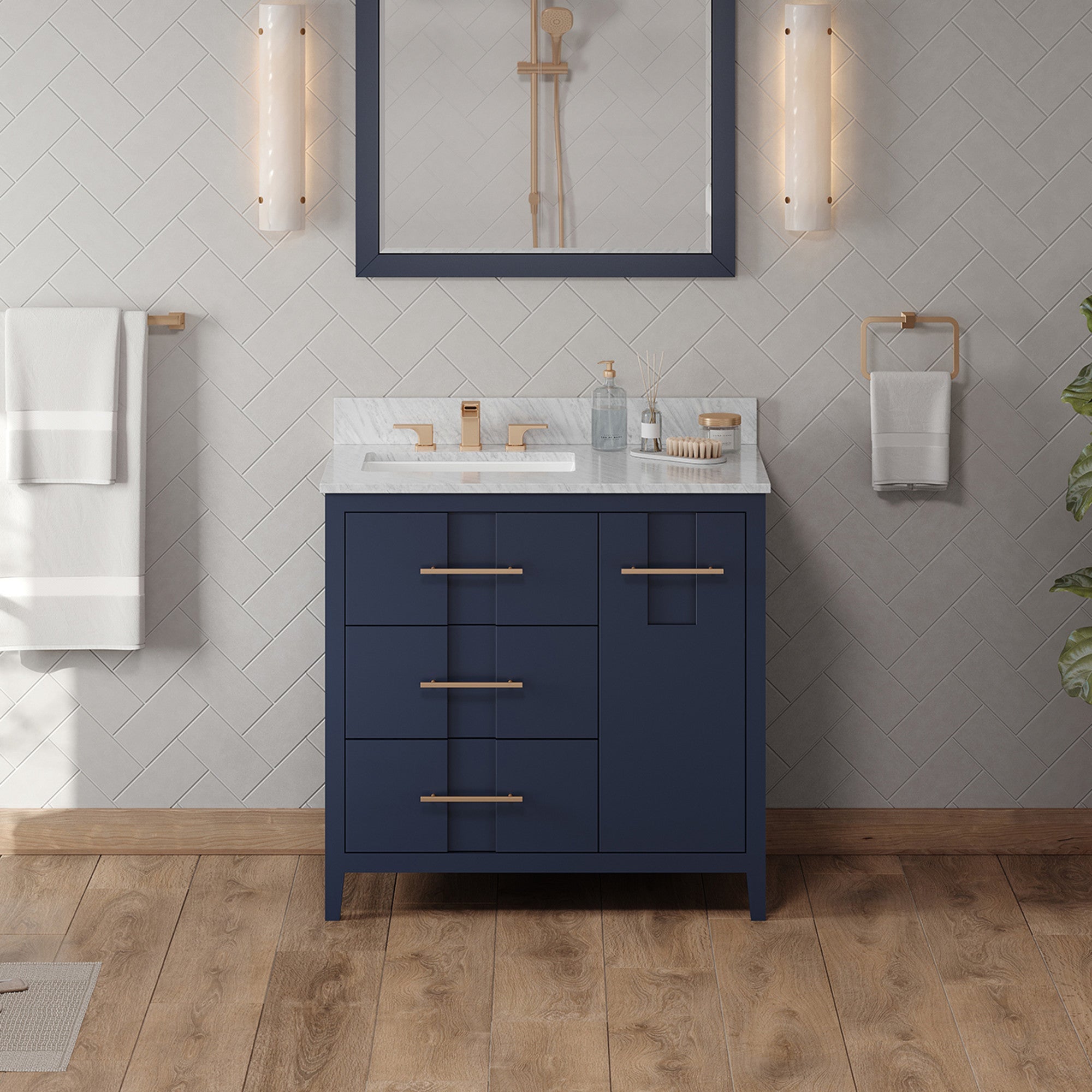 36" Katara Vanity – Left Offset