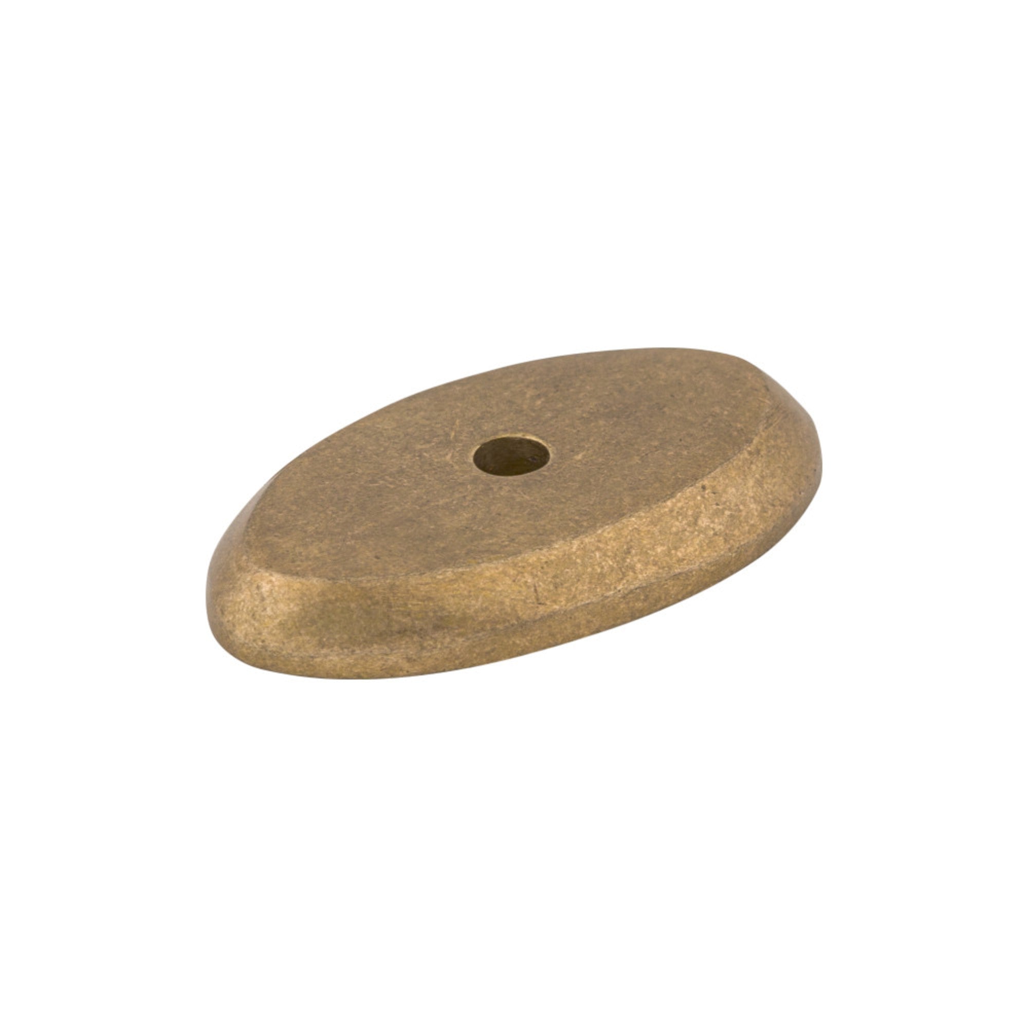 Aspen Oval Knob Backplate - Light Bronze