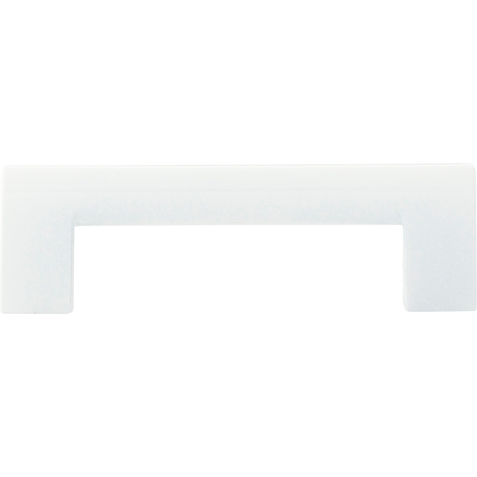 Round Rail Bar Pull - High White Gloss