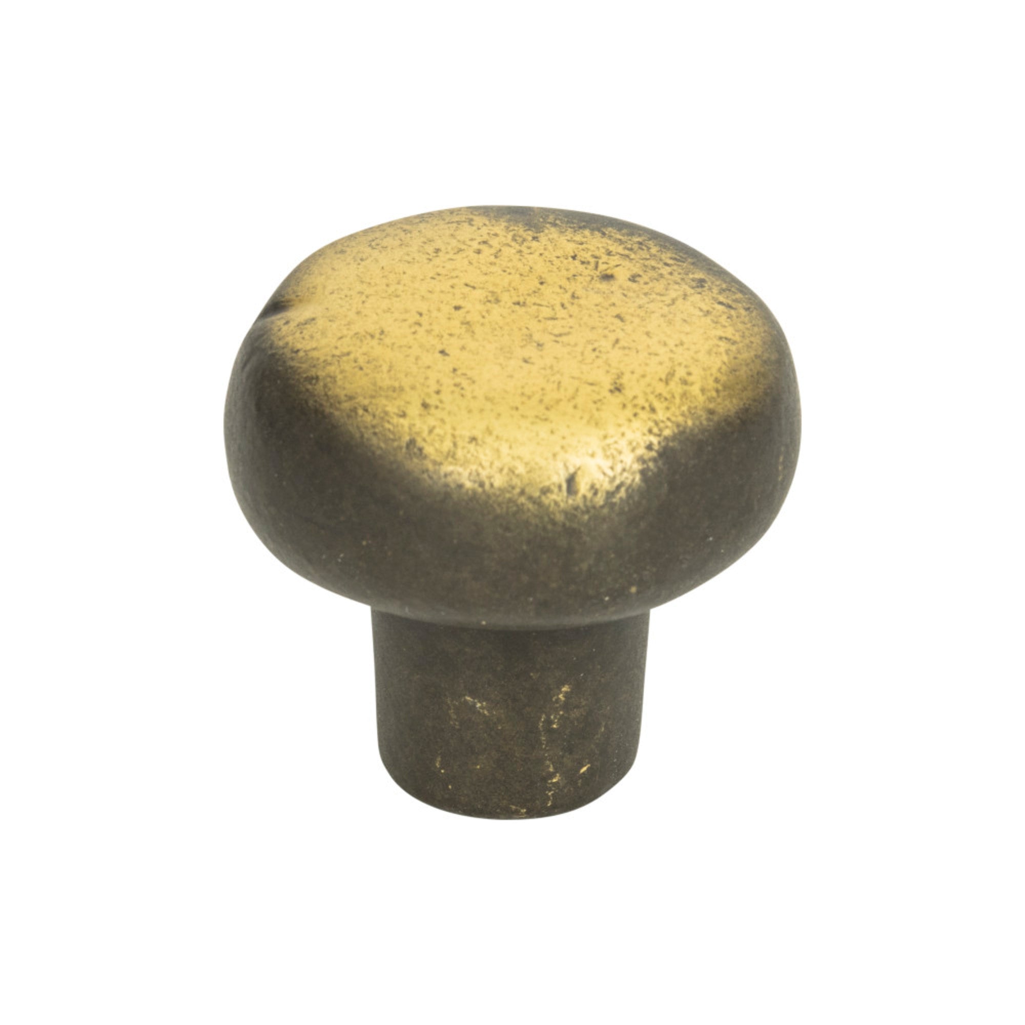 Distressed Round Knob - Antique Bronze