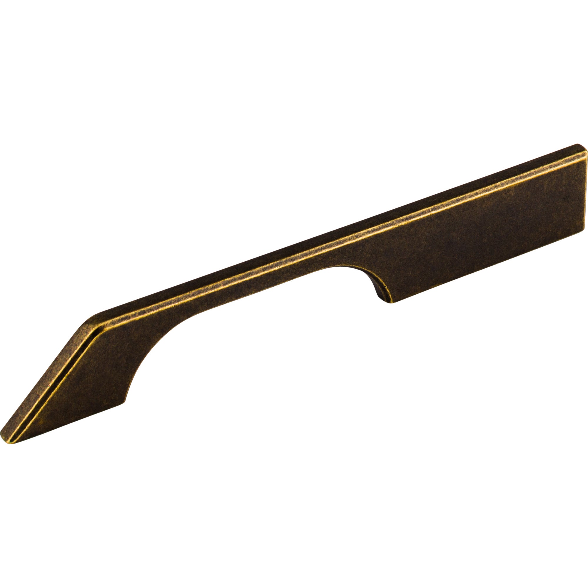 Tapered 7" Center to Center Bar Pull - German Bronze