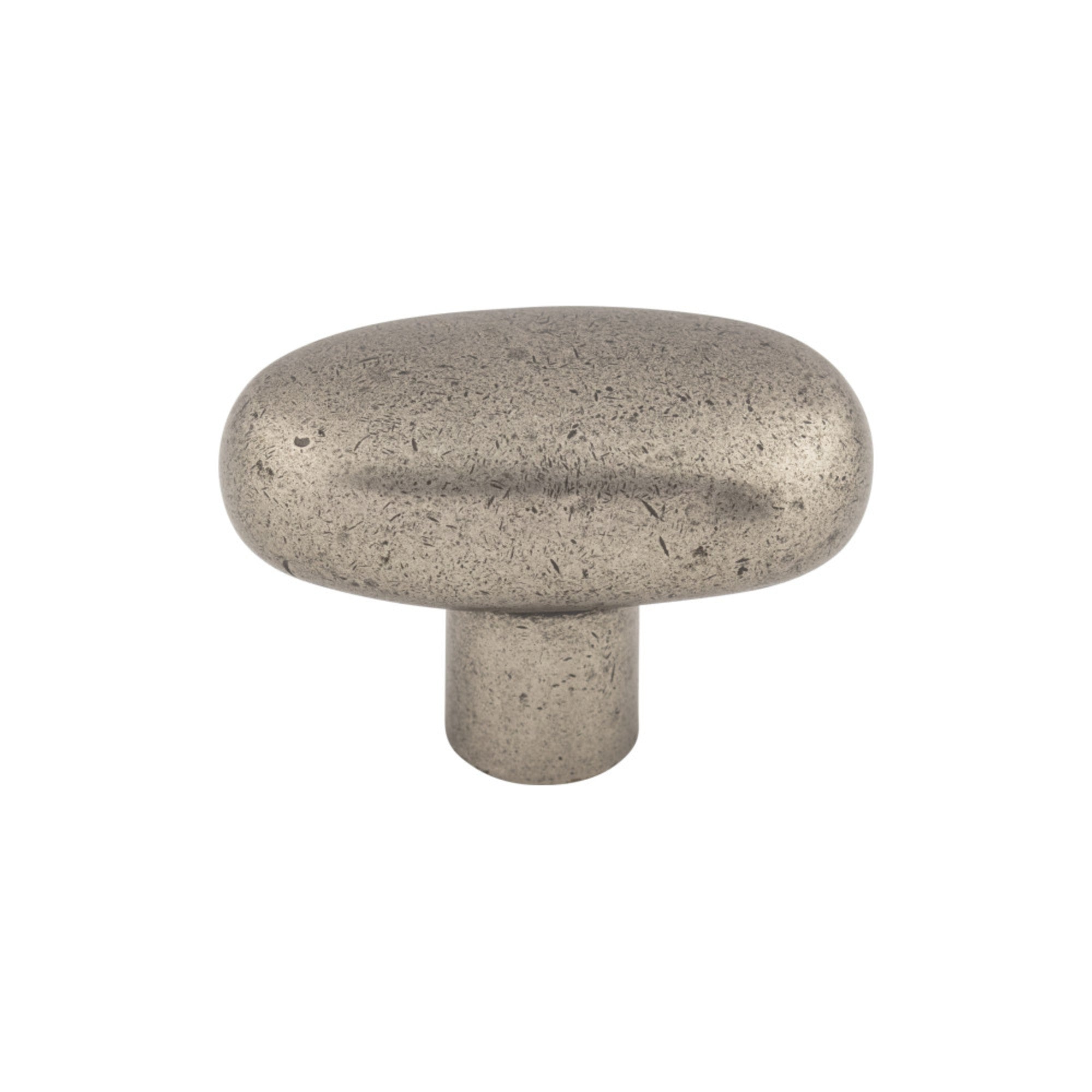 Aspen Large Potato 2" Length Oval Knob - Silicon Bronze Light