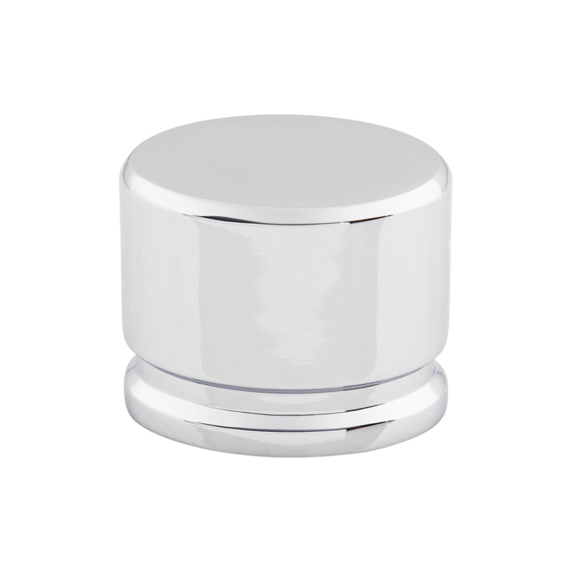 Oval Oval Knob - Polished Chrome