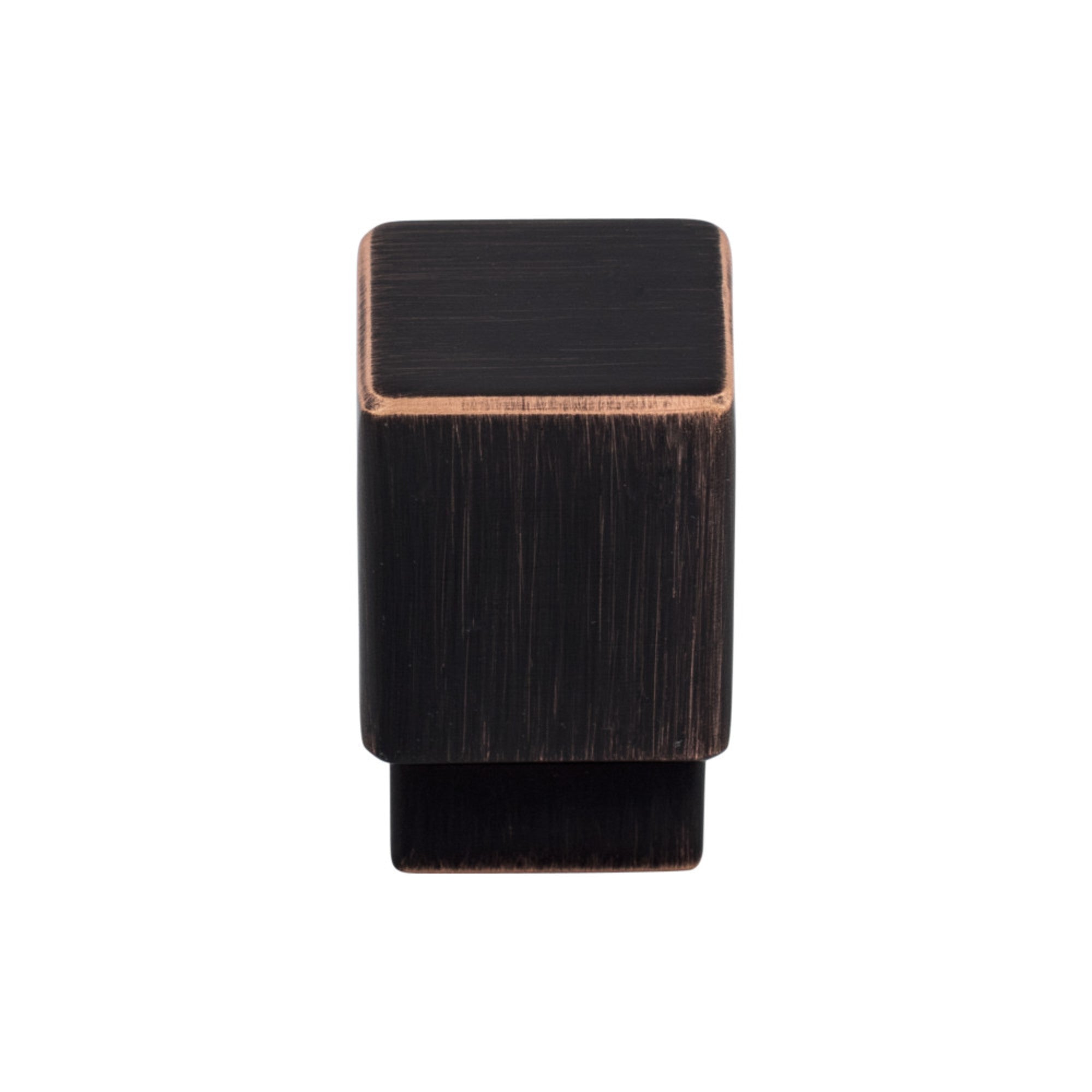 Tapered 3/4" Length Square Knob - Tuscan Bronze