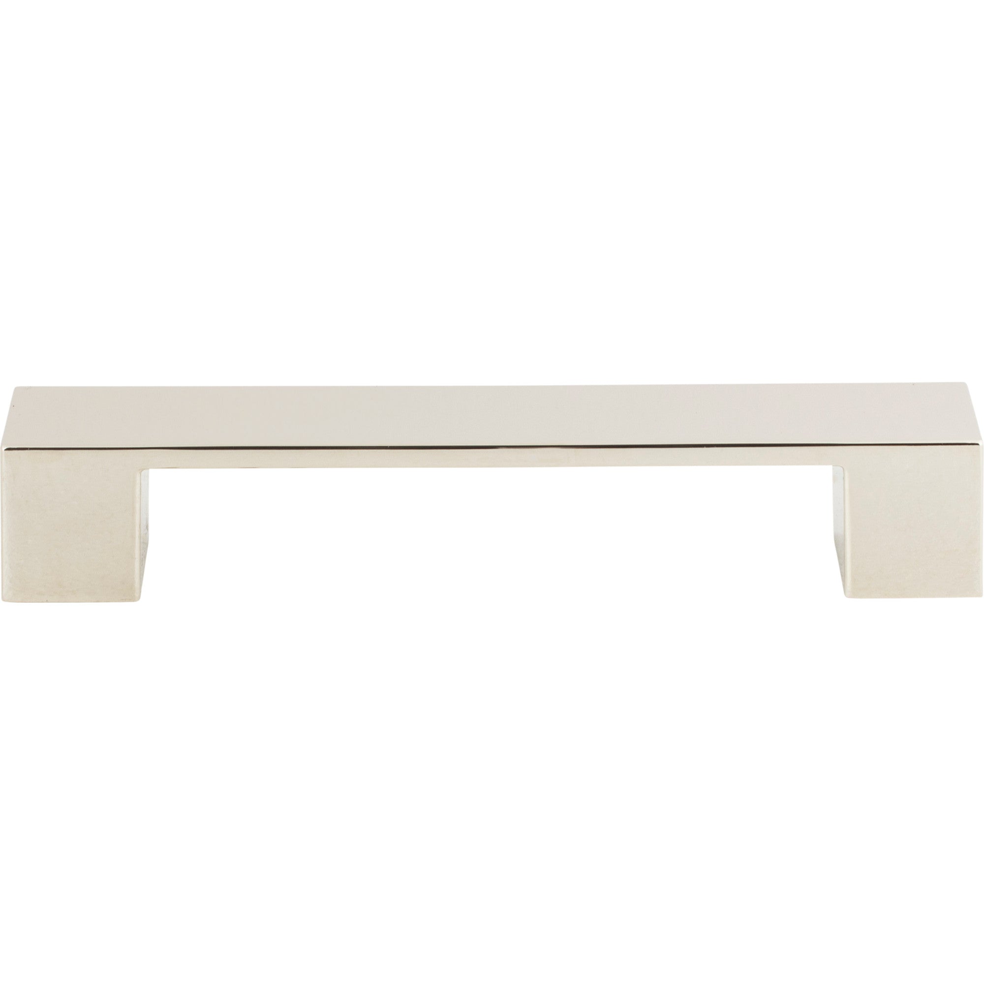Wide Square Bar Pull - Polished Nickel