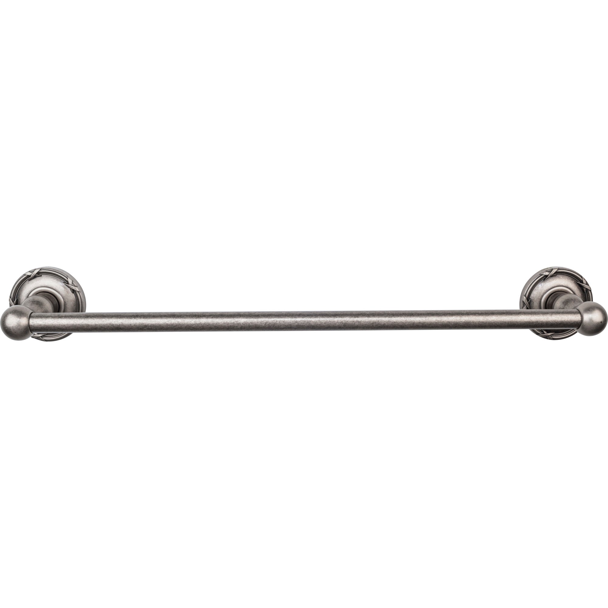 TOP BATH (R) Edwardian Bath Single 20 1/2" Wall Mounted Towel Bar - Antique Pewter