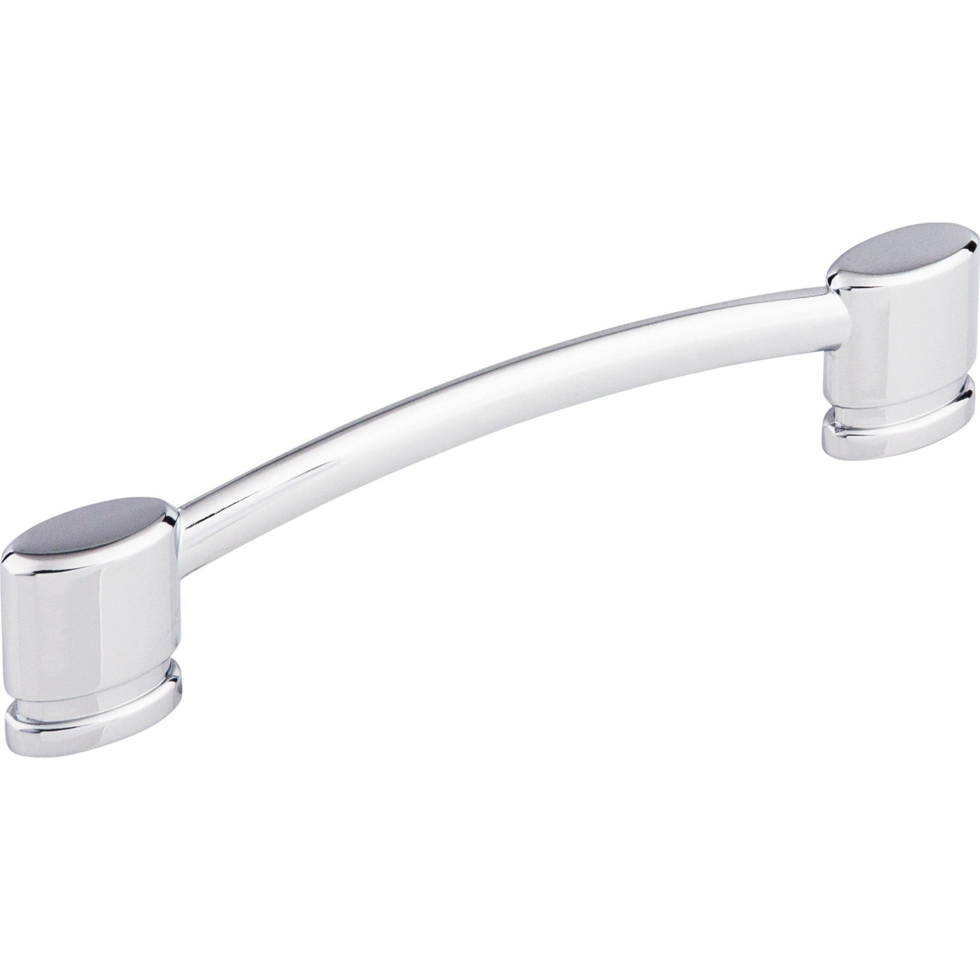 Oval Thin 5" Center to Center Bar Pull - Polished Chrome