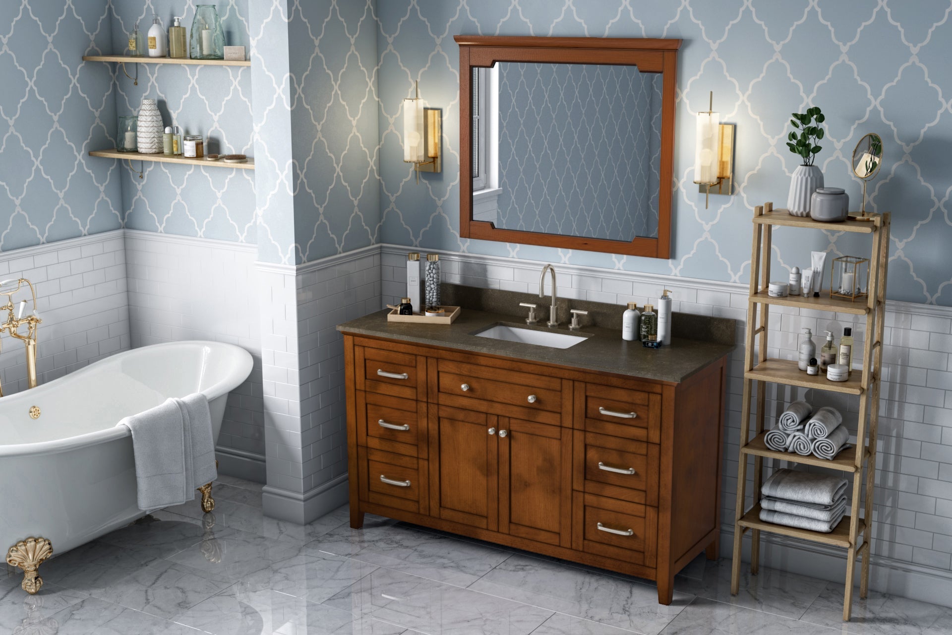 60" Chatham Vanity – Chocolate