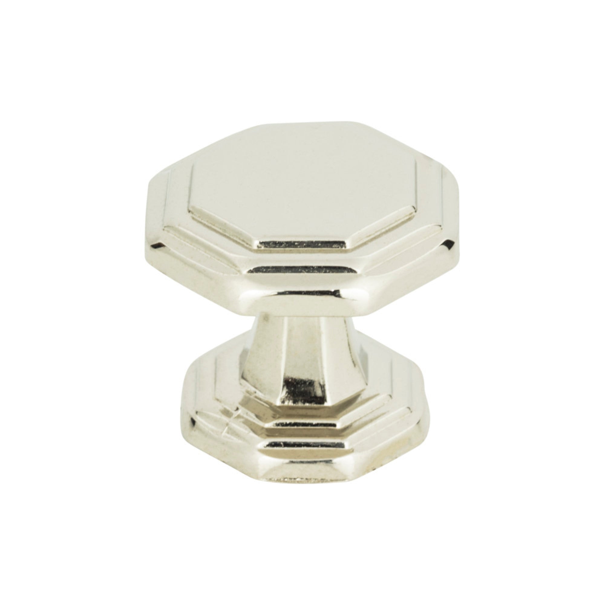 Dickinson Geometric Knob - Polished Nickel