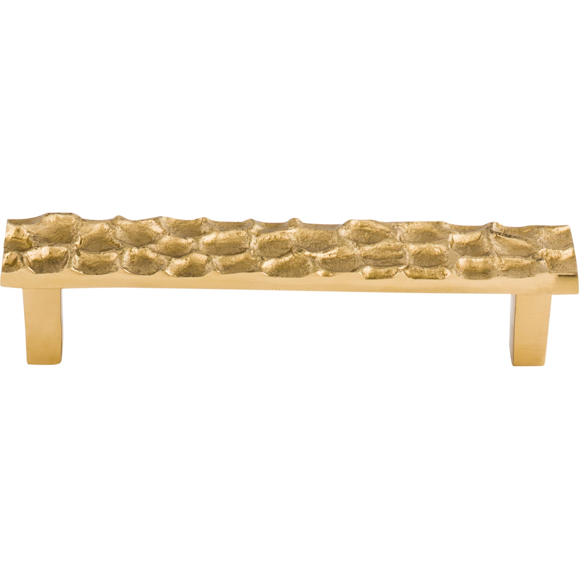 Cobblestone Bar Pull - Polished Brass