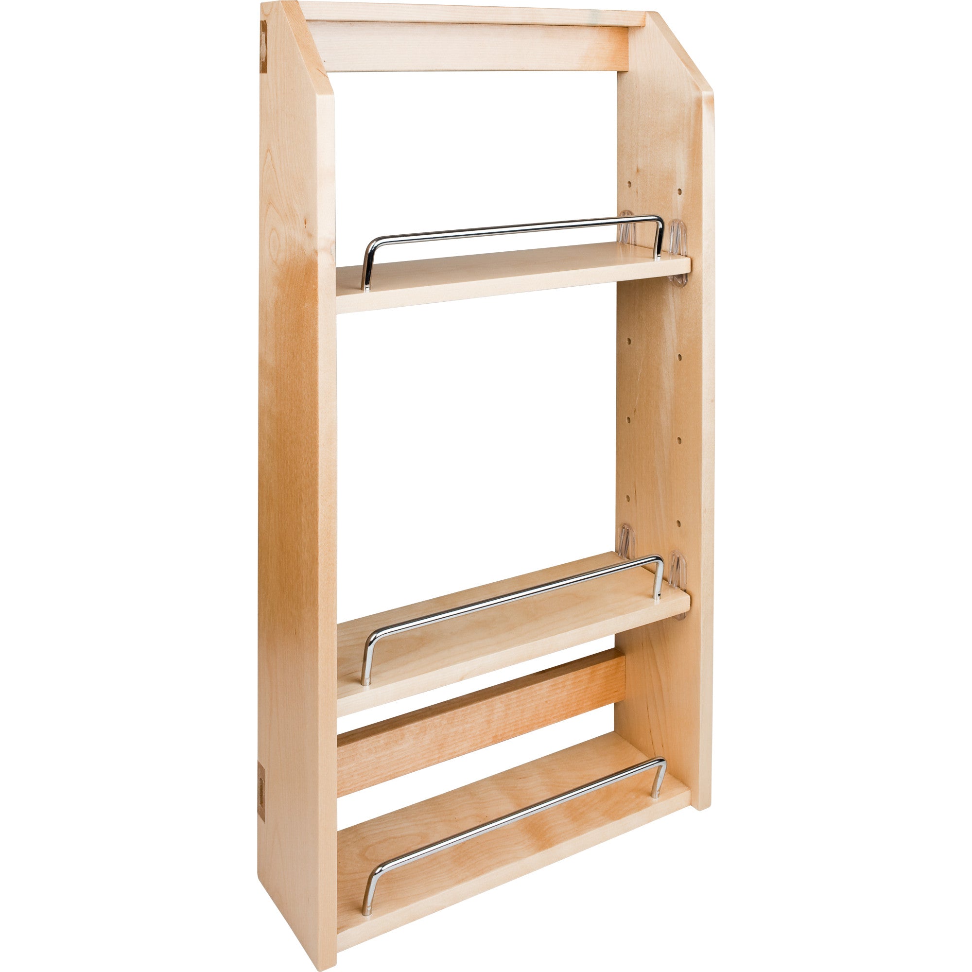 9" Wood Door Mount Spice Rack